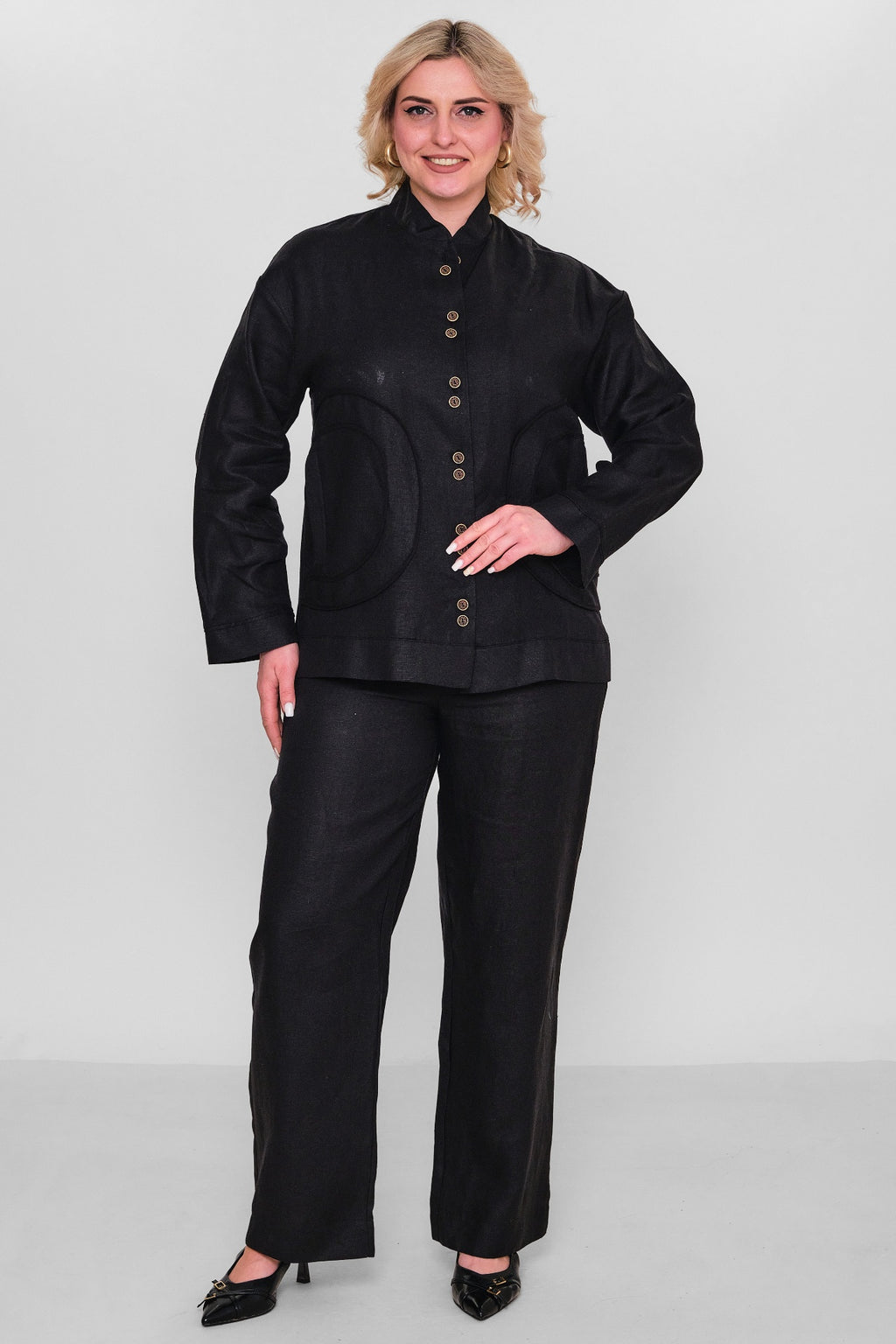 Salkim - Plus Size Suit (SLK26Y66154BB) - 8690200167027