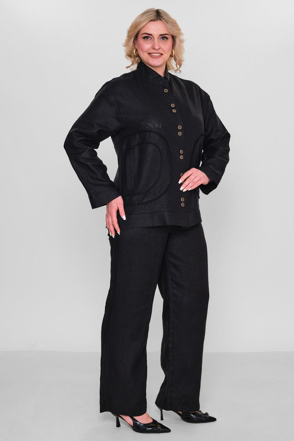 Salkim - Plus Size Suit (SLK26Y66154BB) - 8690200167027