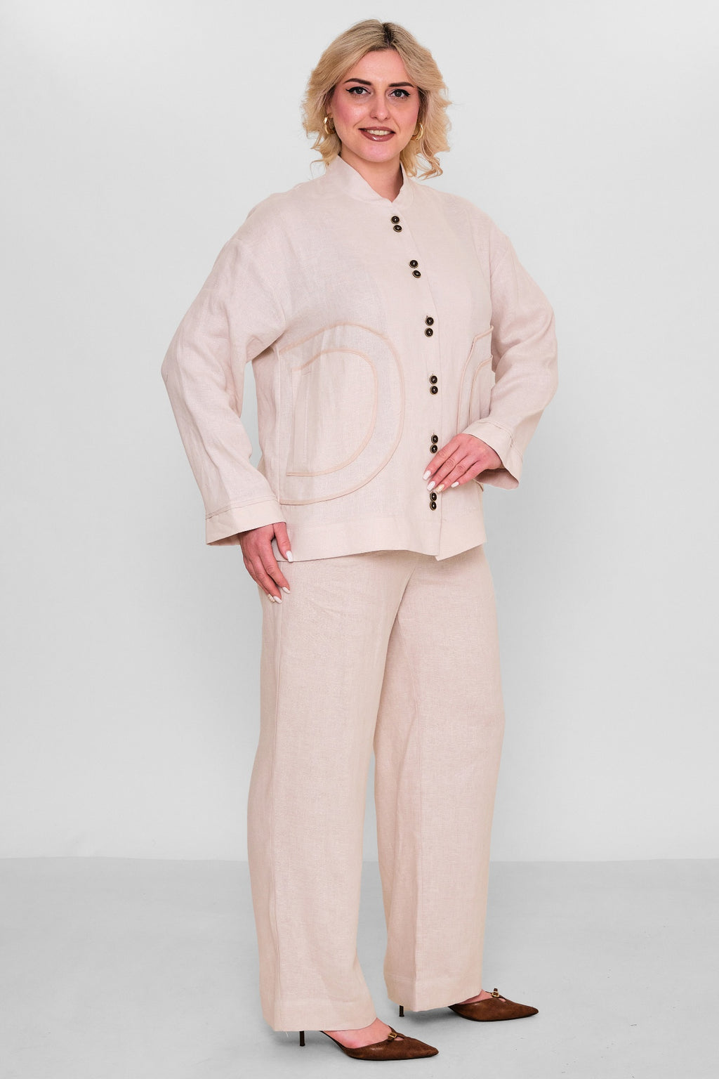 Salkim - Plus Size Suit (SLK26Y66154BB) - 8690200167034