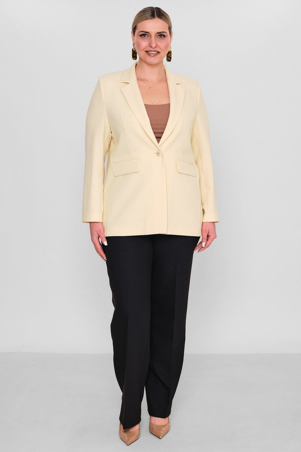Elitline - Plus Size Jacket (ELT26Y4-33-3020) - 8690200167539