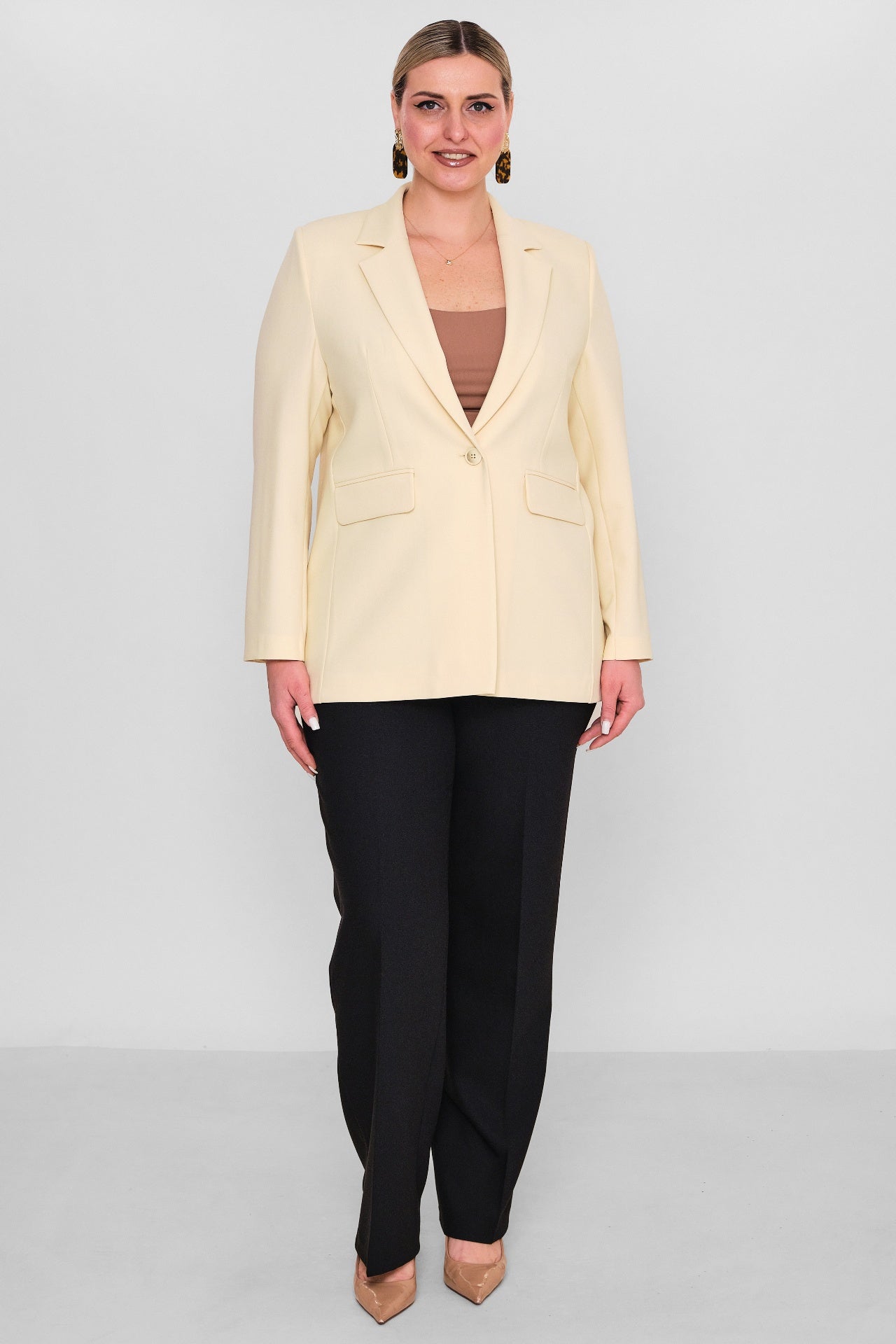 Elitline - Plus Size Jacket (ELT26Y4-33-3020) - 8690200167539