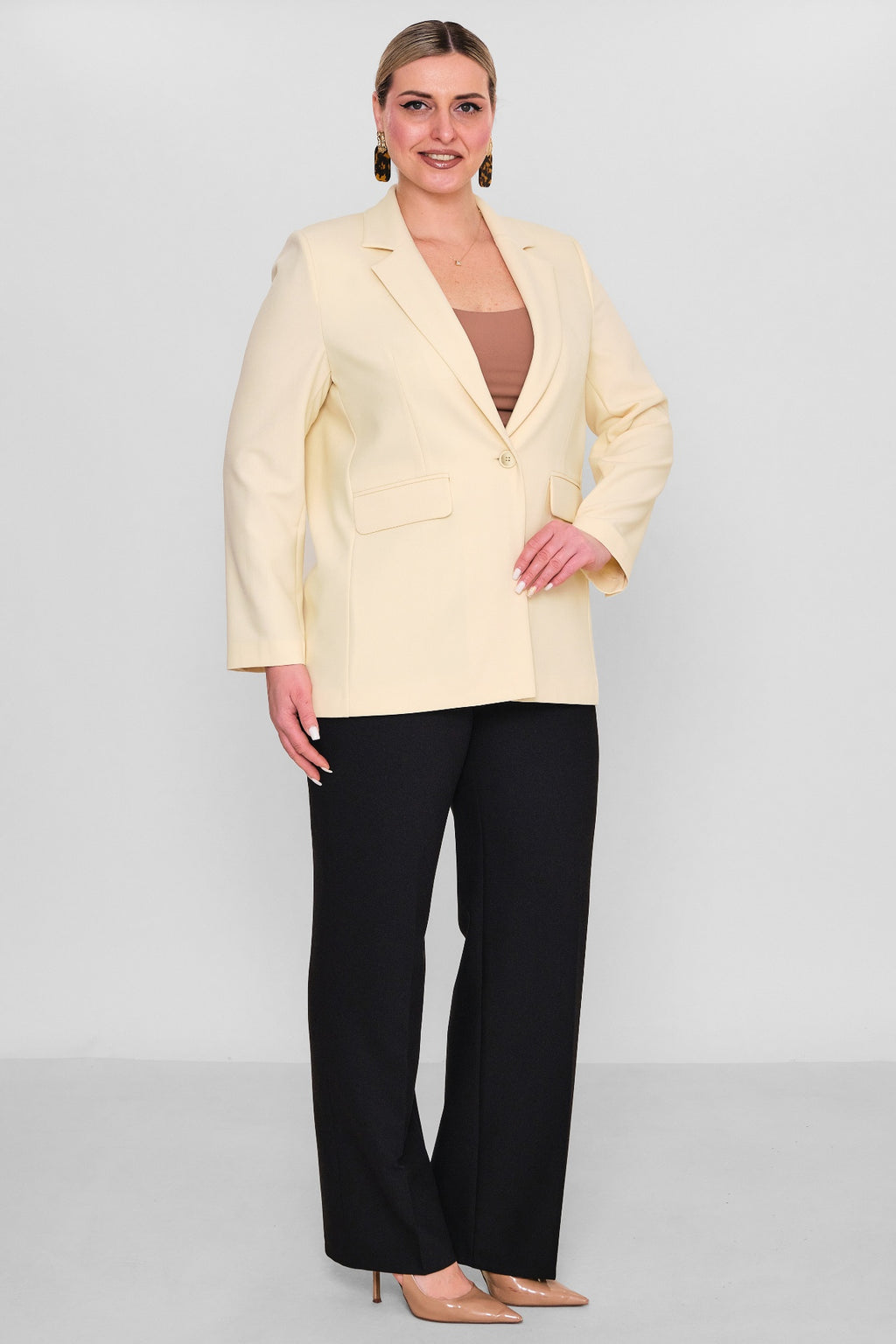 Elitline - Plus Size Jacket (ELT26Y4-33-3020) - 8690200167539