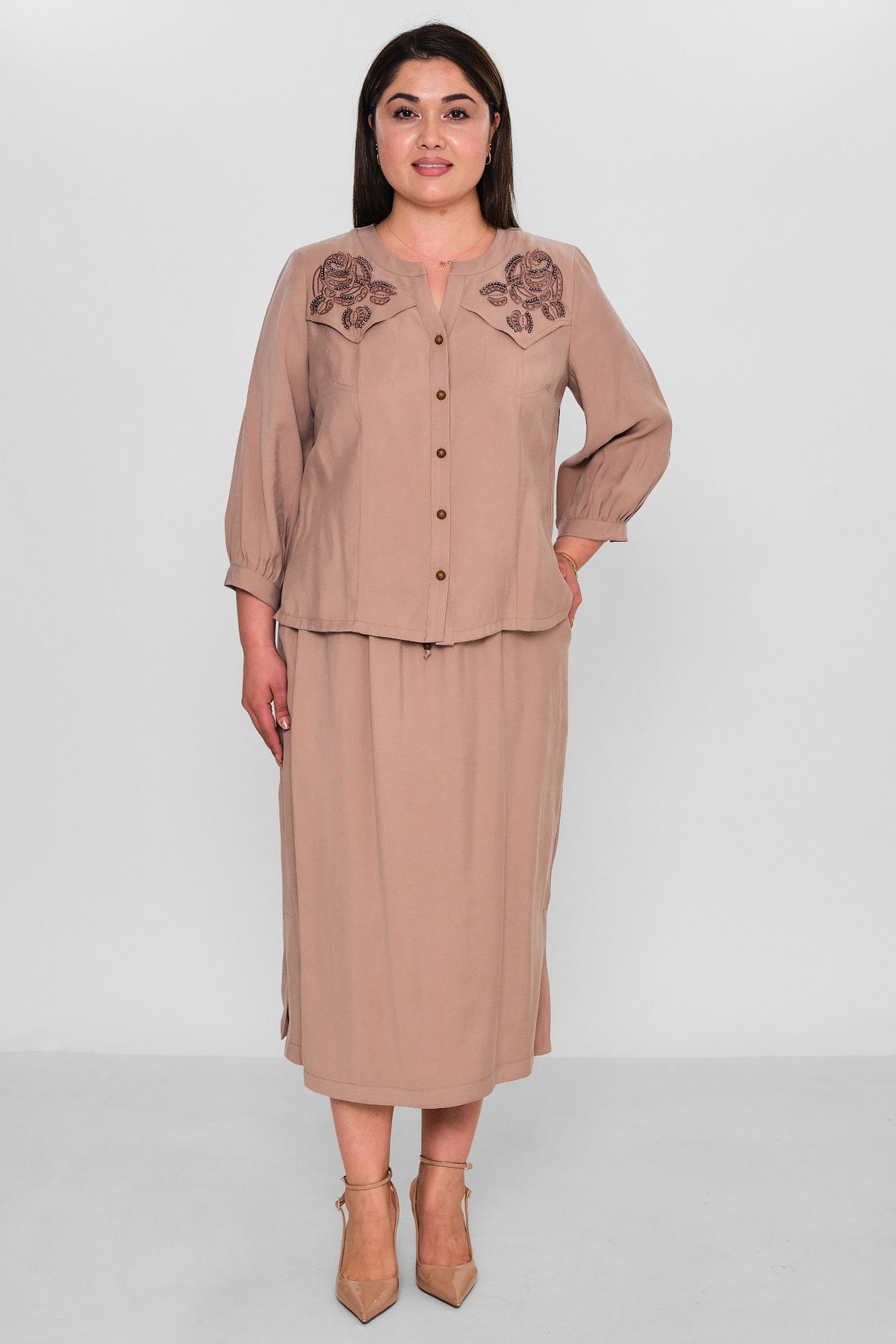 Gumanize - Plus Size Suit (GMZTK295-6934)