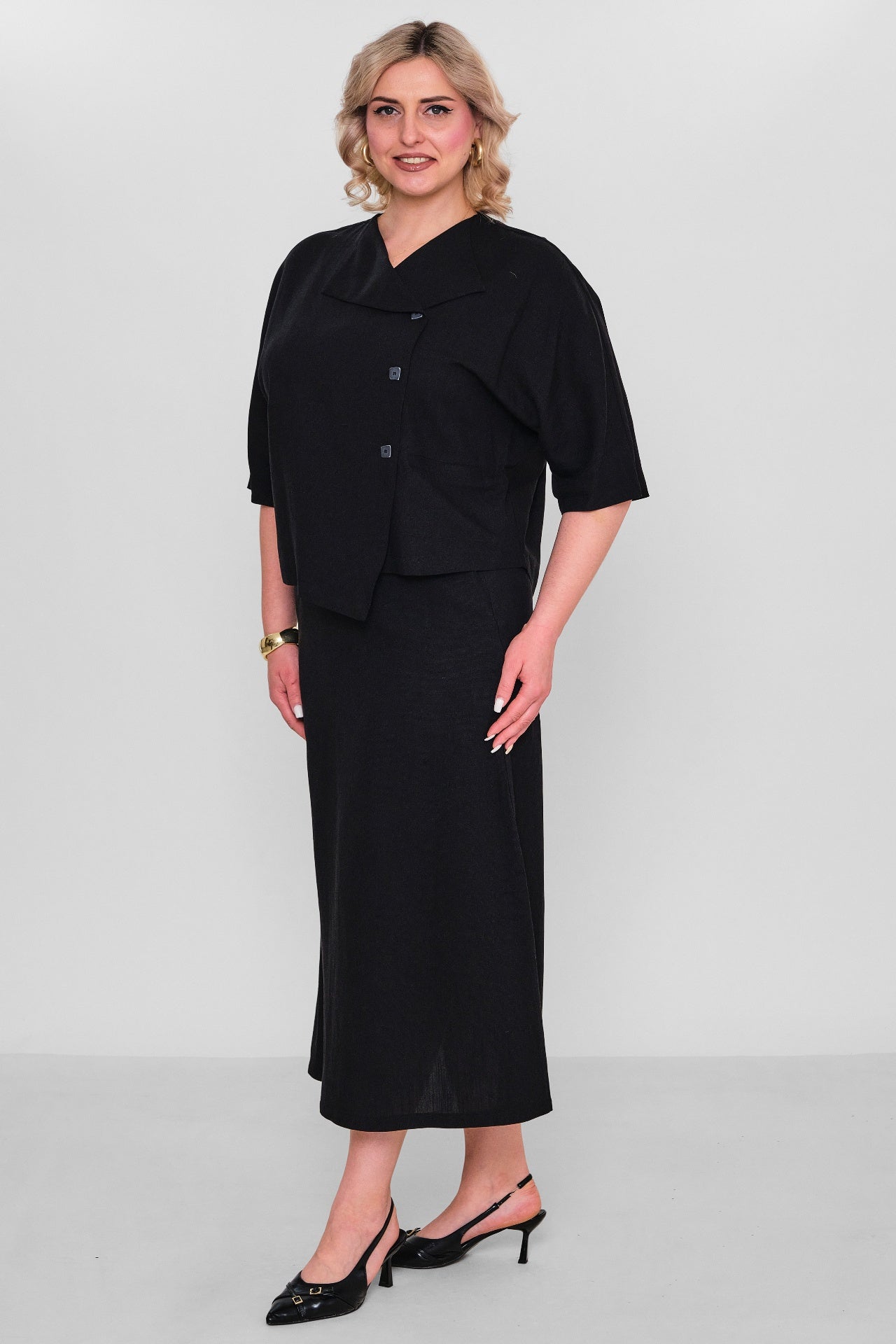Salkim - Plus Size Suit (SLK26Y66080BB) - 8690200168987