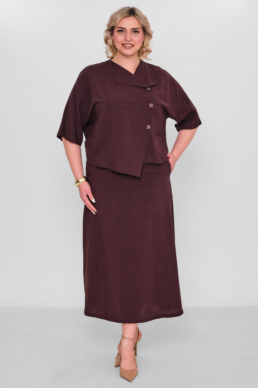 Salkim - Plus Size Suit (SLK26Y66080BB) - 8690200168994