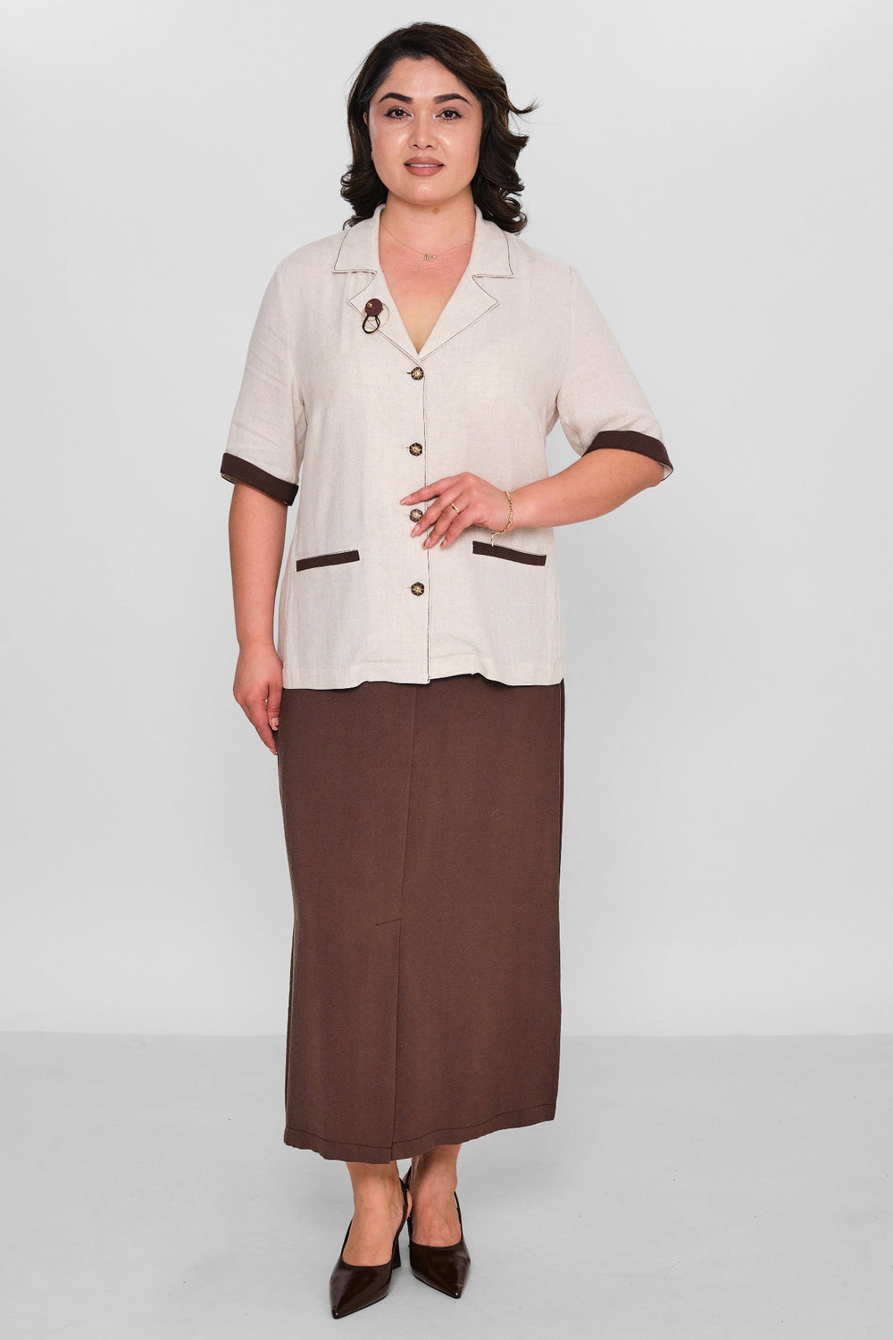 Dress Port - Plus Size Suit (DSP26Y3519) - 8690200169021