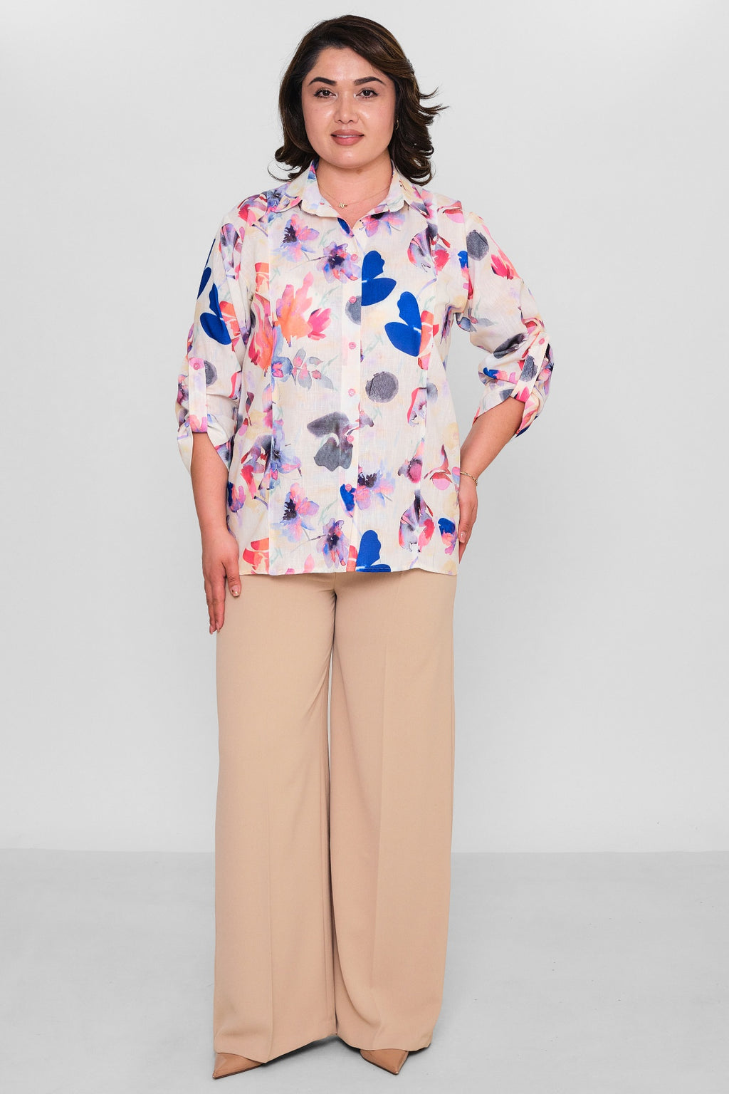 Selen - Plus Size Blouse (SLN26Y360317) - 8690200169205