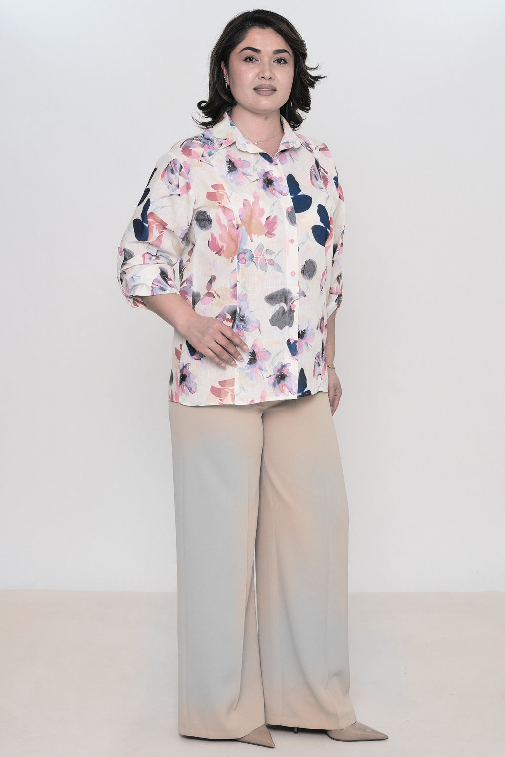 Selen - Plus Size Blouse (SLN26Y360317) - 8690200169205