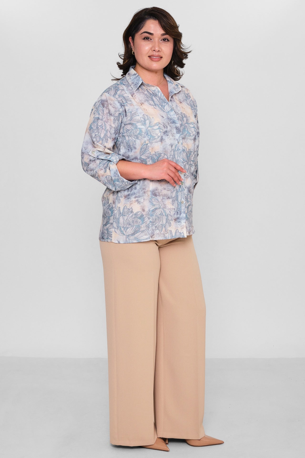 Selen - Plus Size Blouse (SLN26Y360317) - 8690200169229