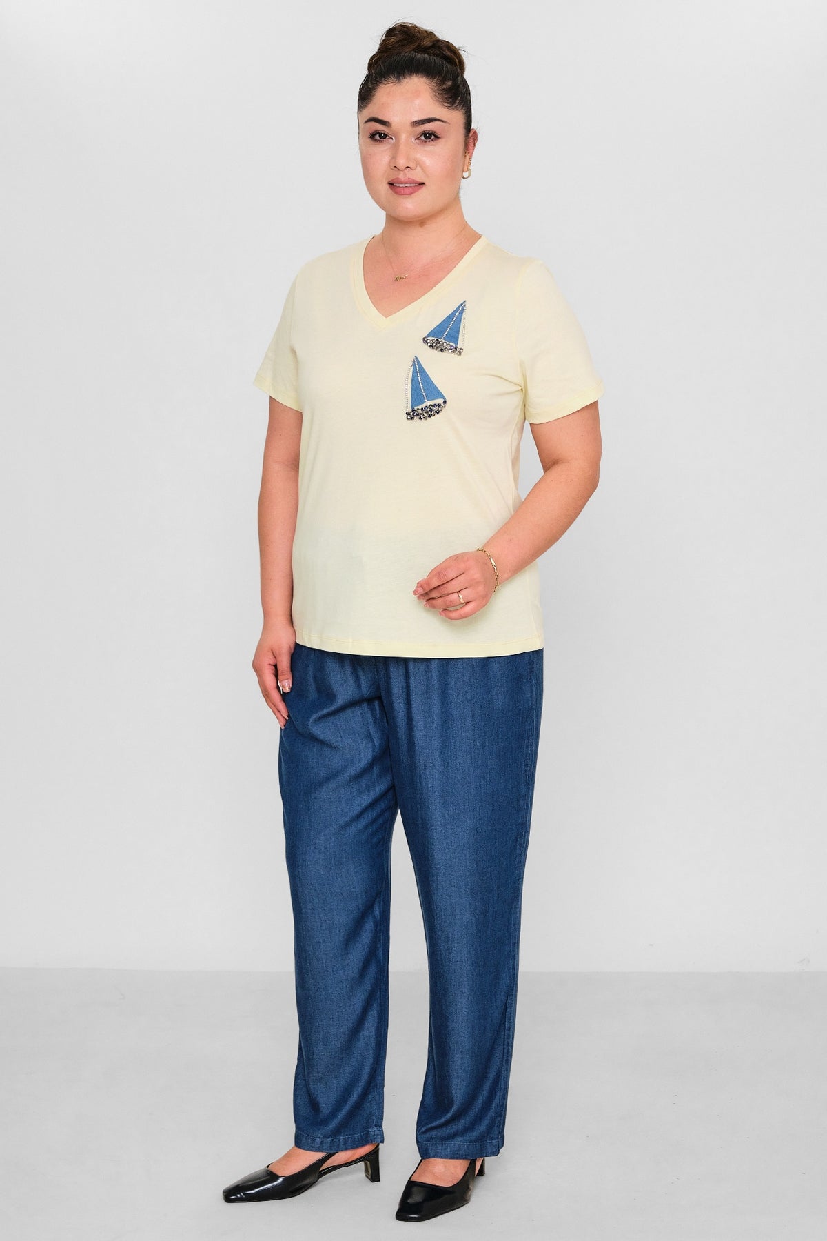 Xlife - Plus Size T-Shirt (XLF26Y7077) - 8690200170461
