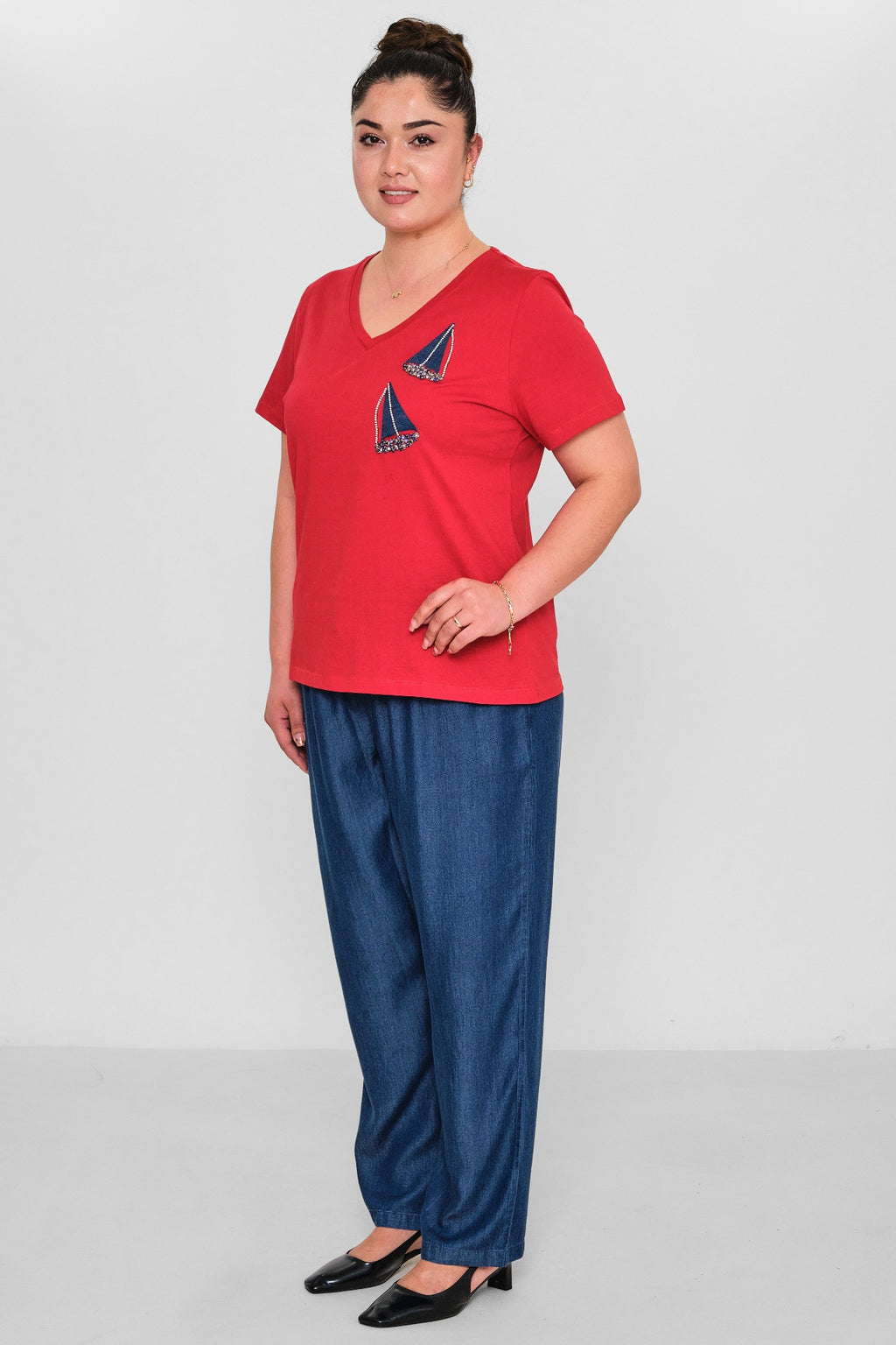 Xlife - Plus Size T-Shirt (XLF26Y7077) - 8690200170478