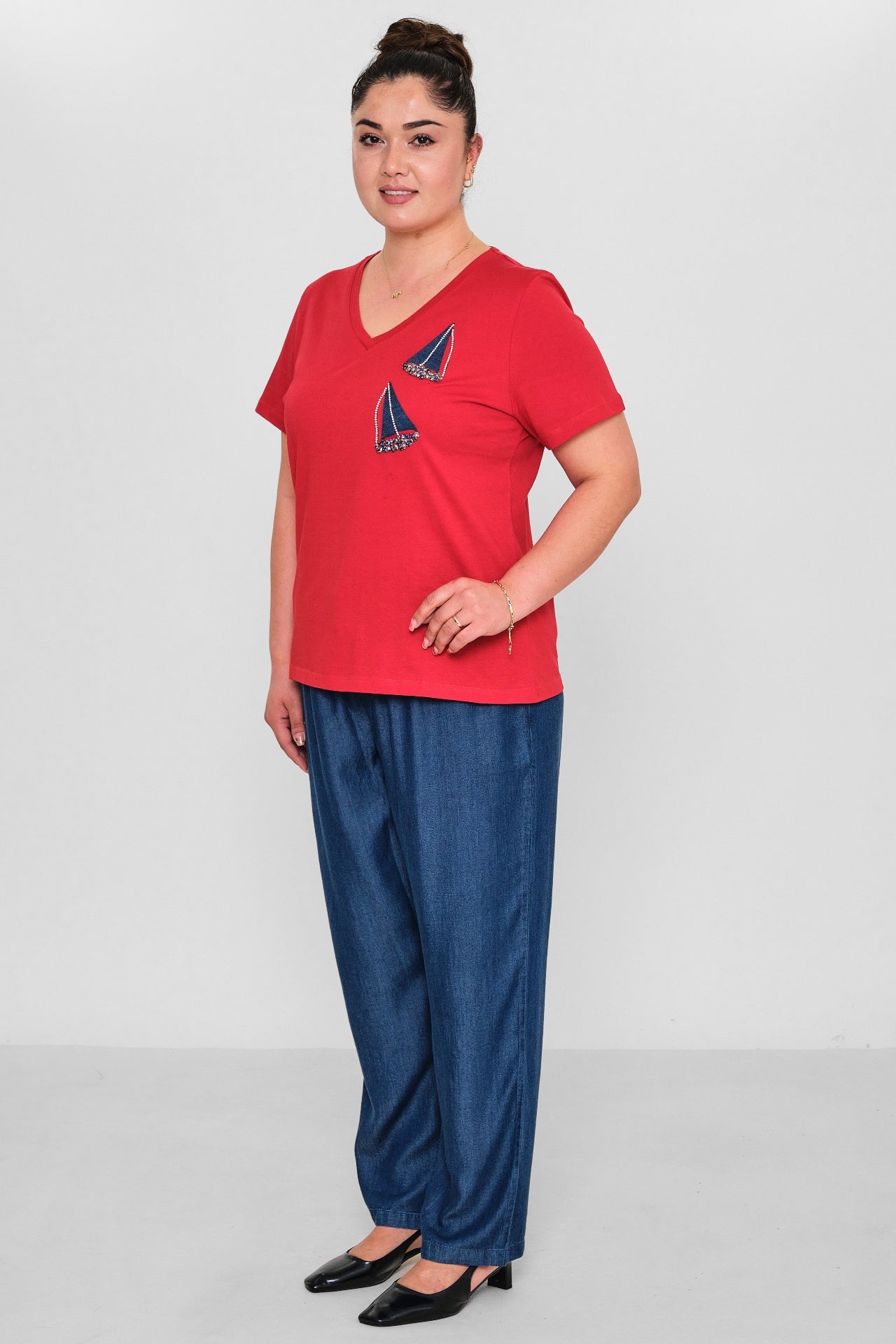 Xlife - Plus Size T-Shirt (XLF26Y7077) - 8690200170478