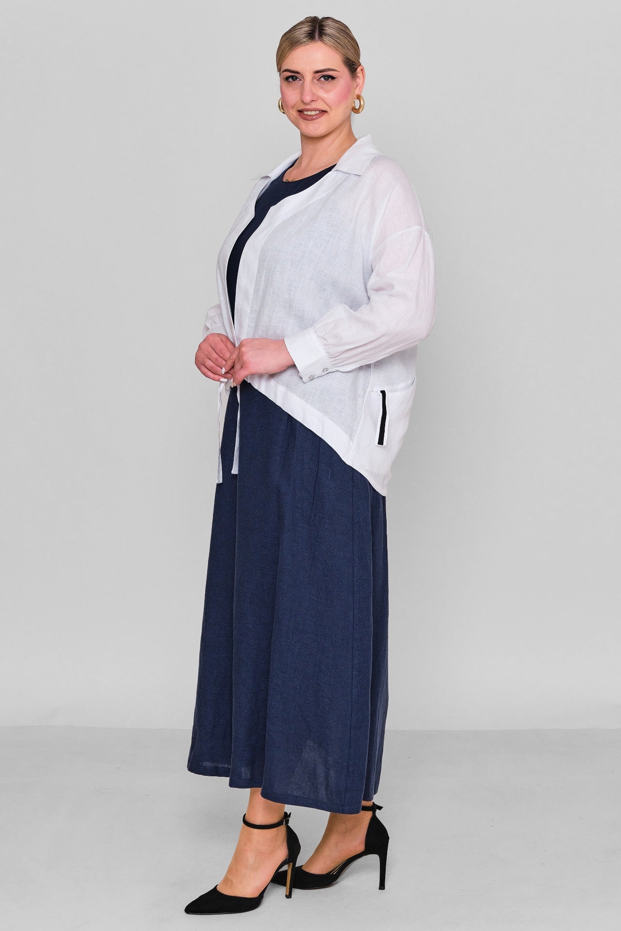 Salkim - Plus Size Suit (SLK26Y66074BB) - 8690200170560