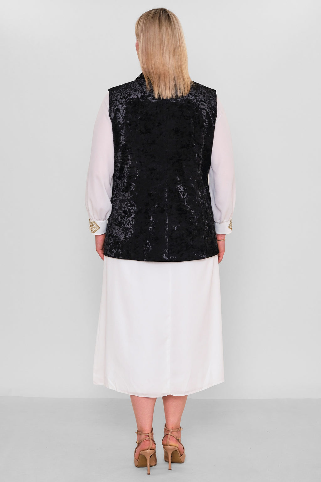 Ksas - Extended Plus Size Waistcoat (KSAS4177-1) - 8690200171550