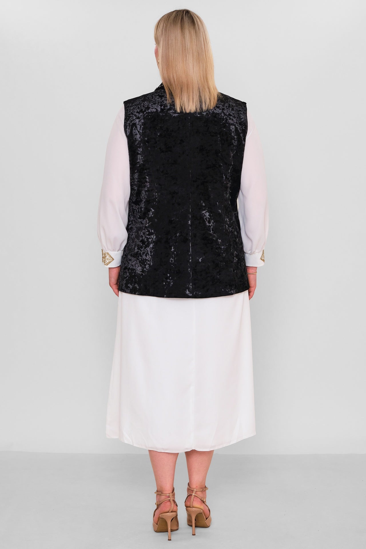 Ksas - Extended Plus Size Waistcoat (KSAS4177-1) - 8690200171550