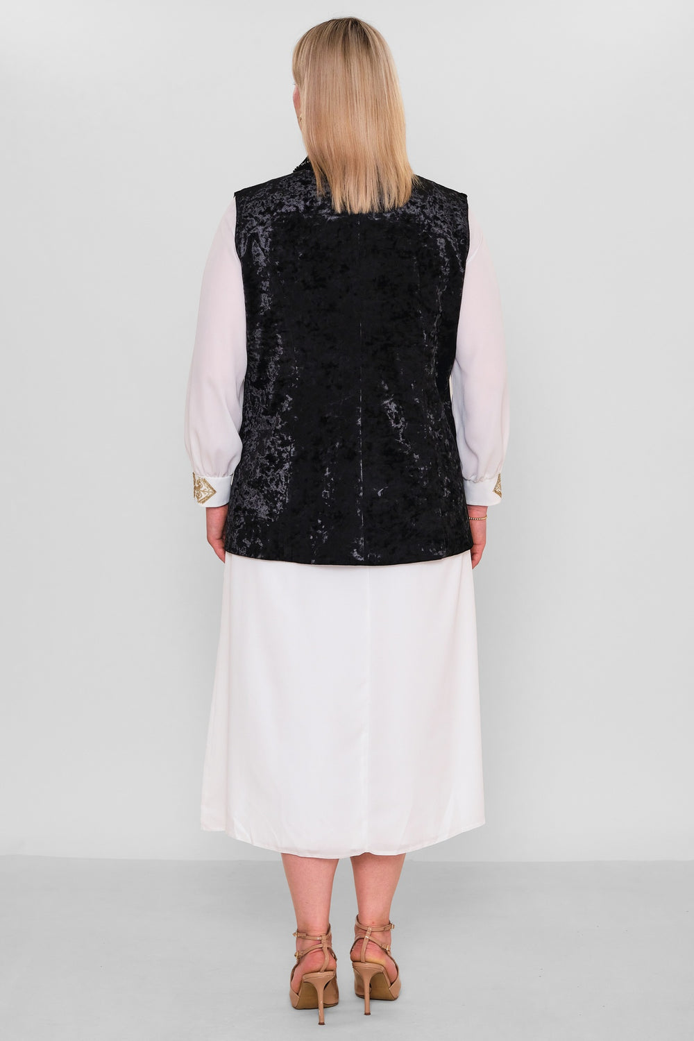 Ksas - Extended Plus Size Waistcoat (KSAS4177-1) - 8690200171550