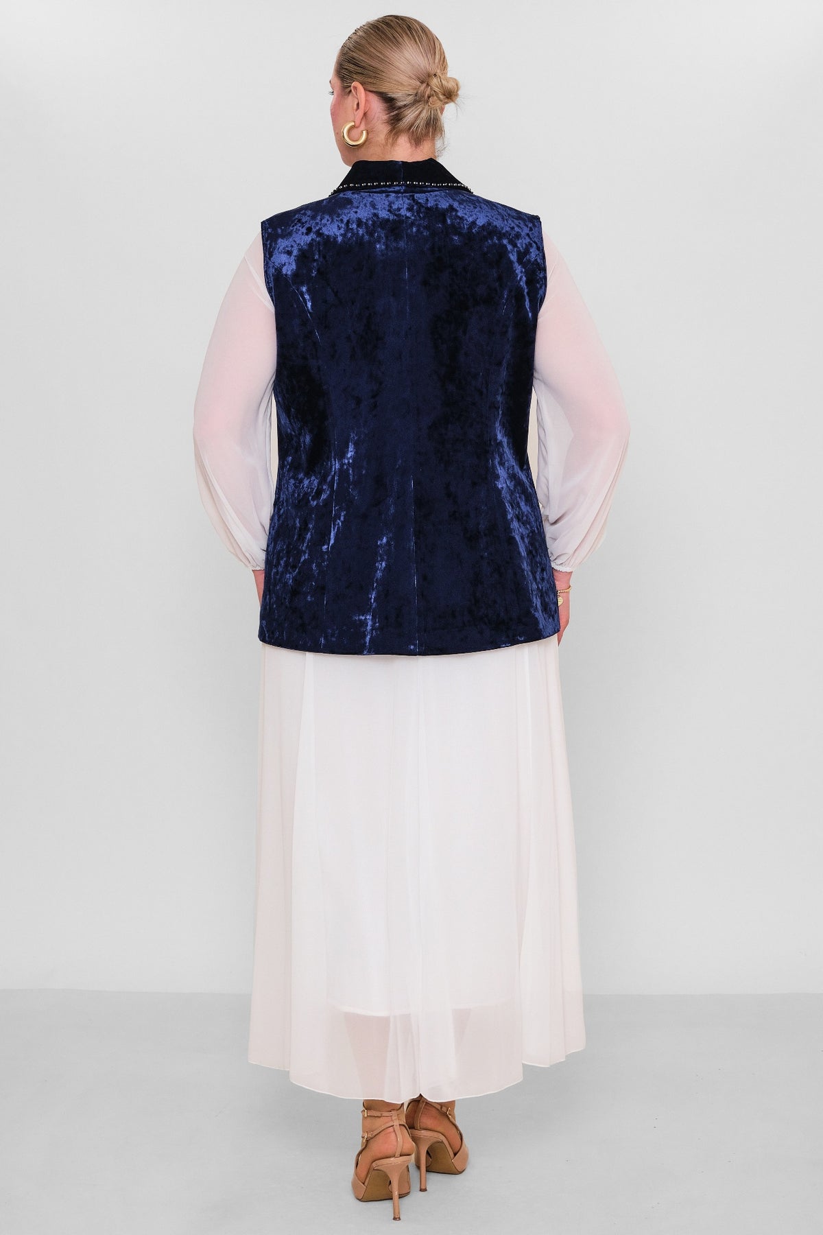 Ksas - Extended Plus Size Waistcoat (KSAS4177-1)