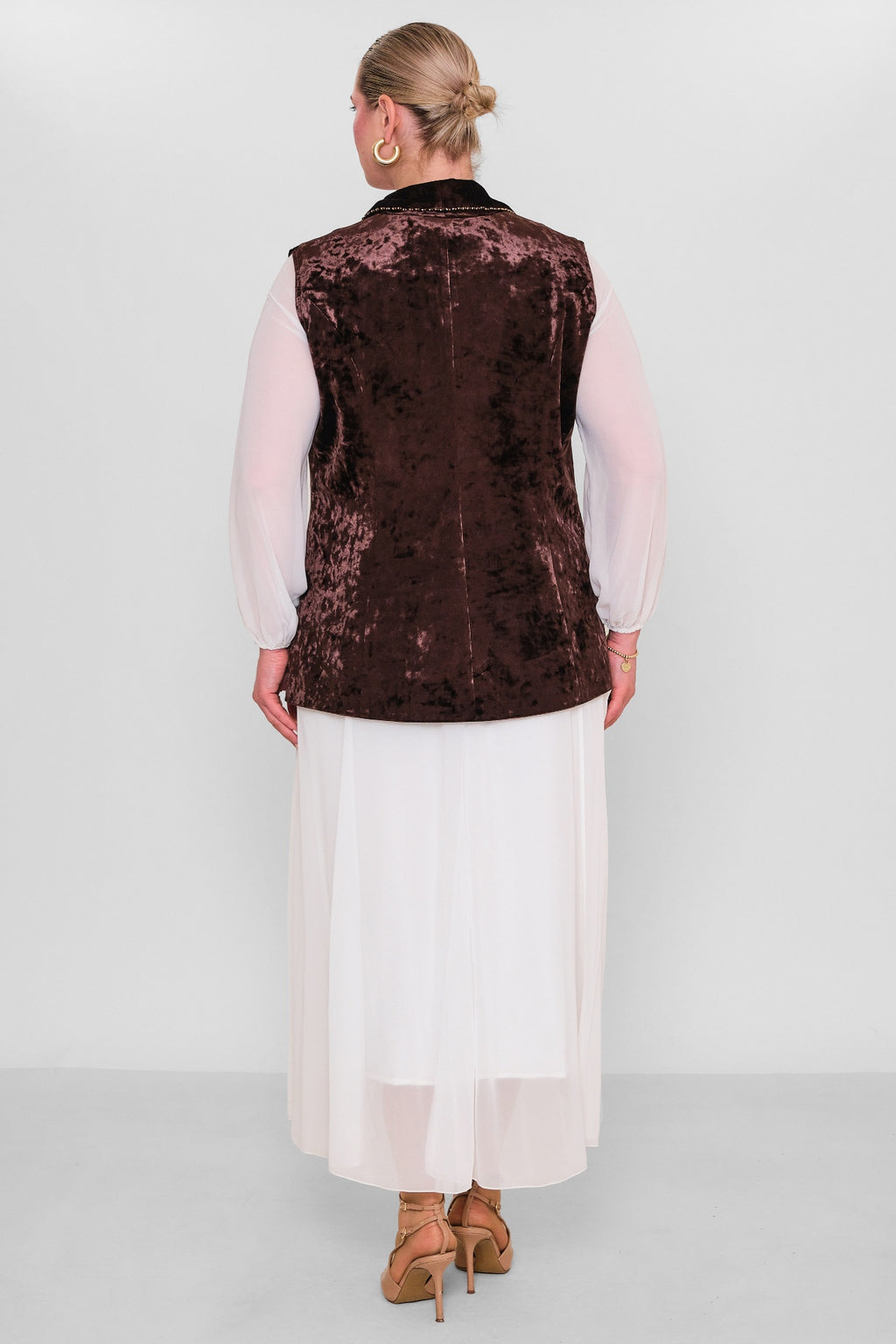 Ksas - Extended Plus Size Waistcoat (KSAS4177-1) - 8690200171574