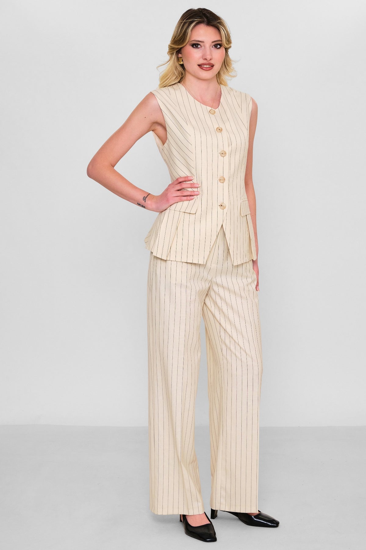 Fever - Regular Size Waistcoat (FVR26Y15016) - 8690200176401