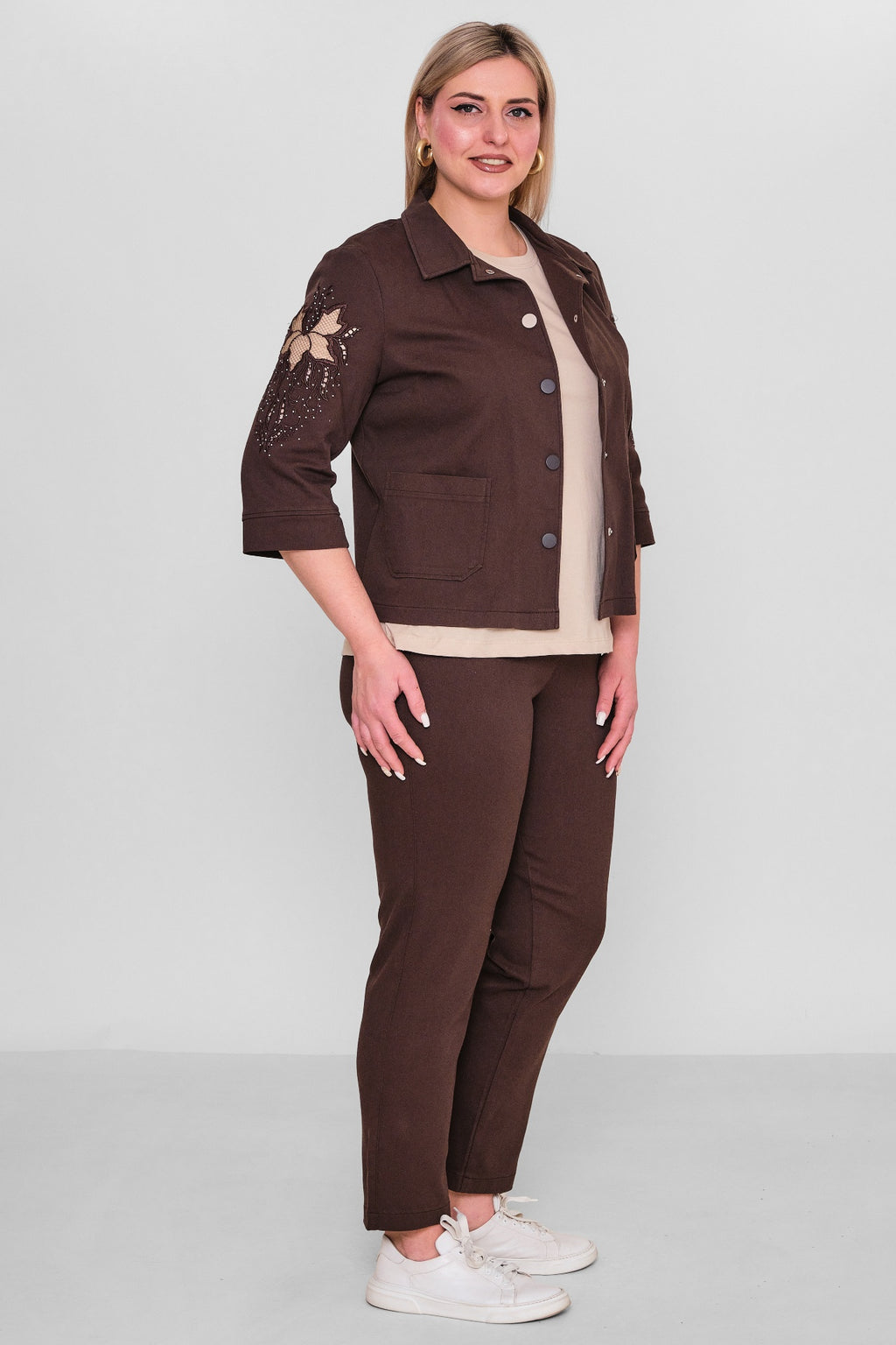 Elitline - Plus Size Suit (ELT26Y7-43-4068) - 8690200176937