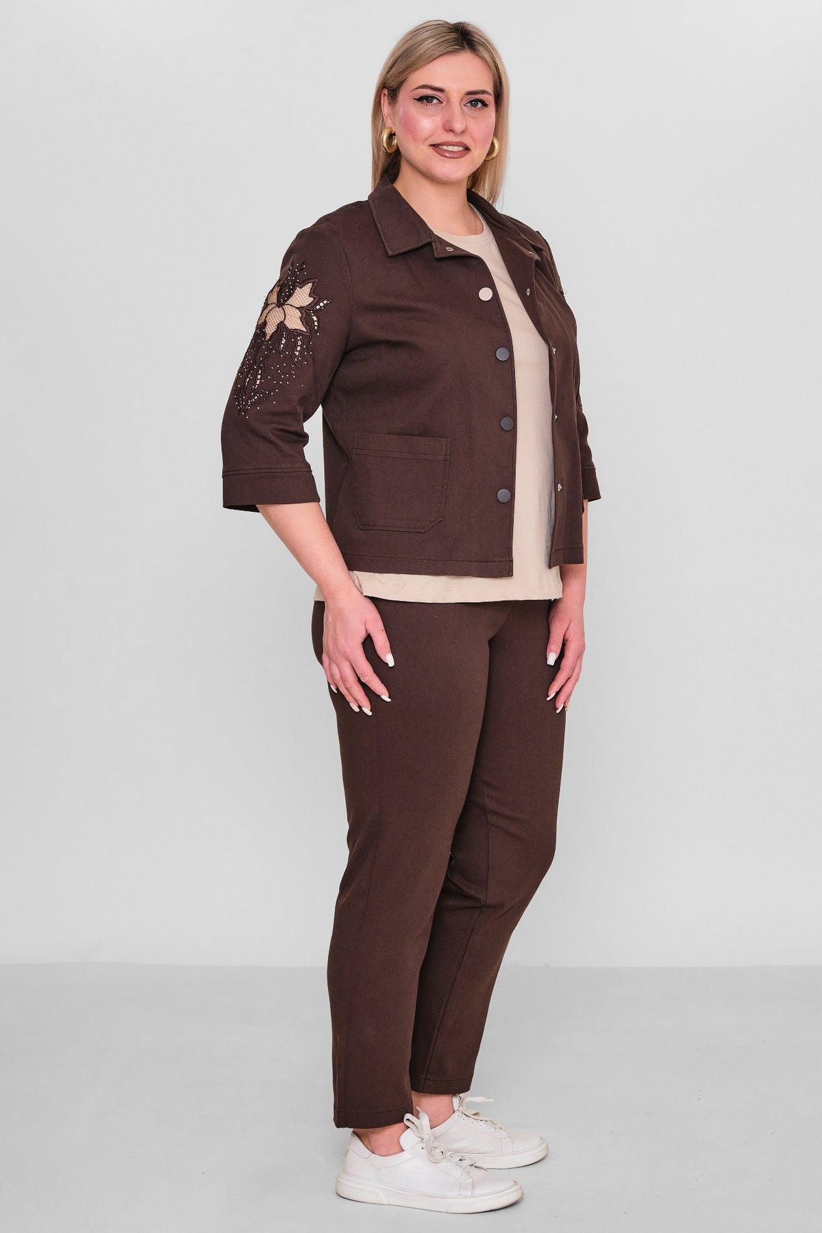 Elitline - Plus Size Suit (ELT26Y7-43-4068) - 8690200176937