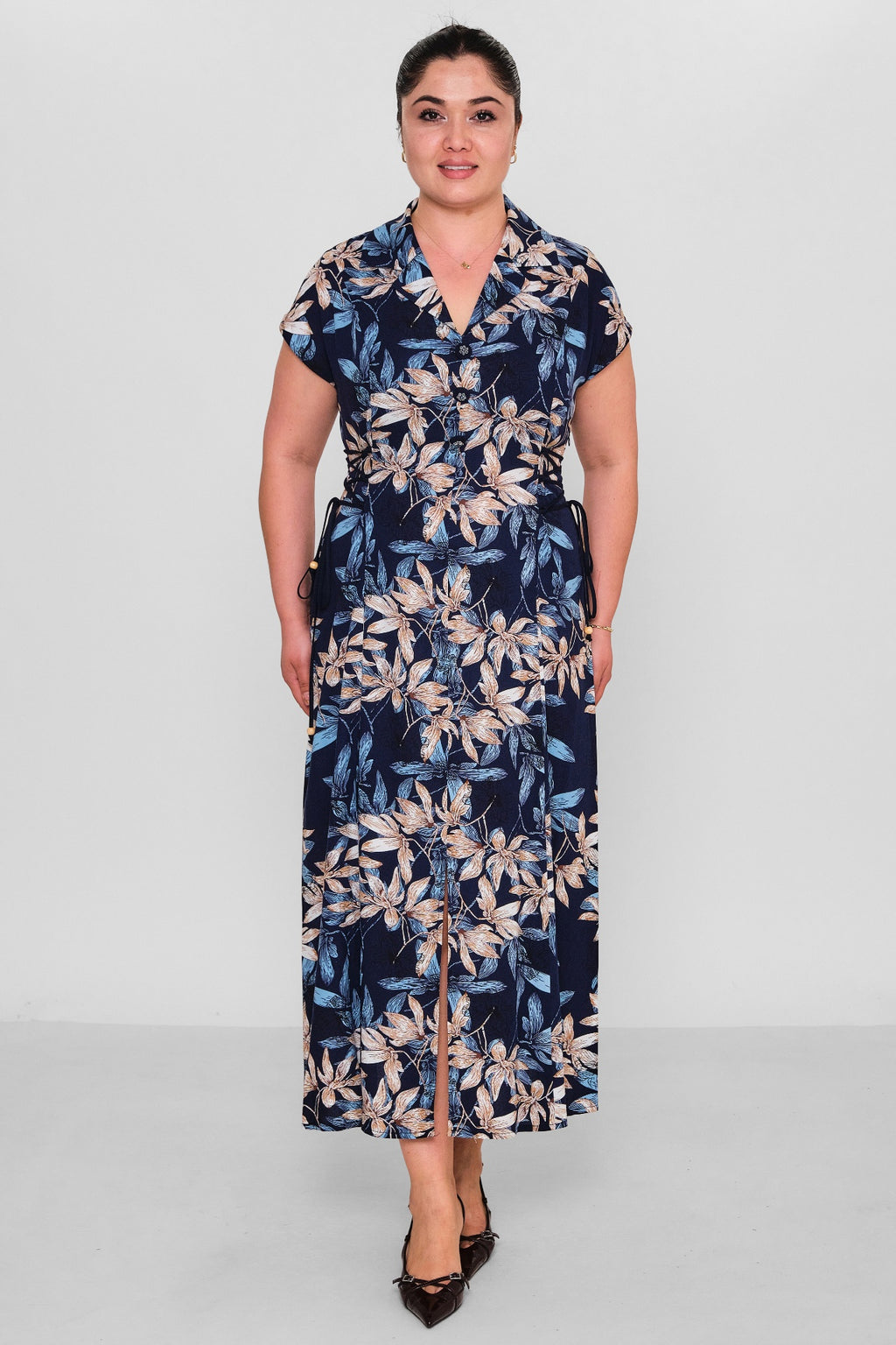 Dress Port - Plus Size Dress (DSP26Y5753) - 8690200177392
