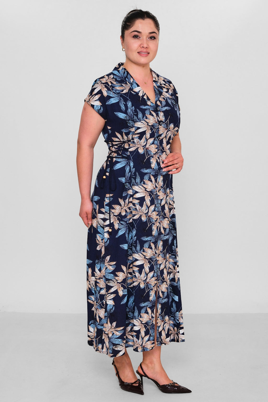 Dress Port - Plus Size Dress (DSP26Y5753) - 8690200177392