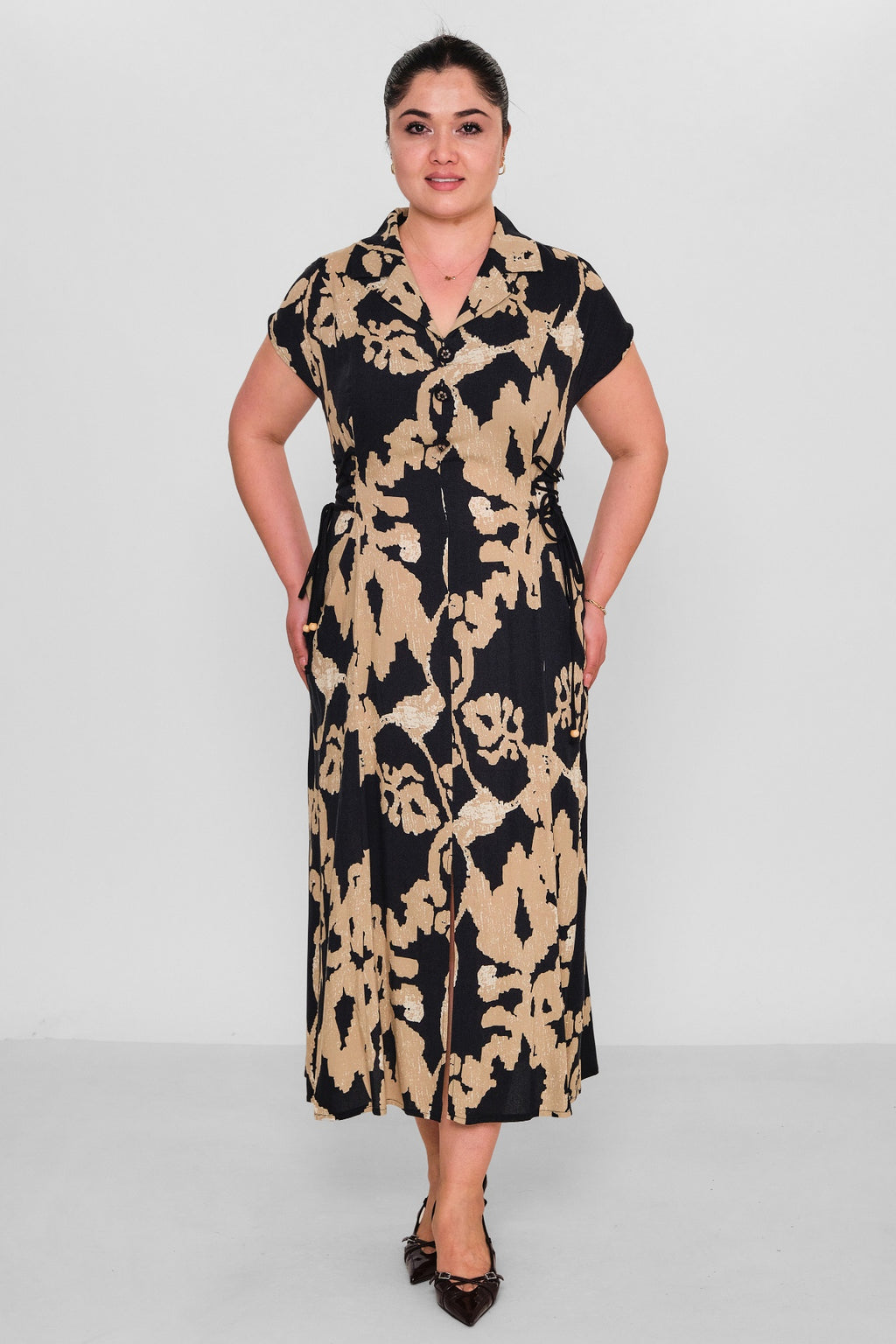 Dress Port - Plus Size Dress (DSP26Y5753) - 8690200177439