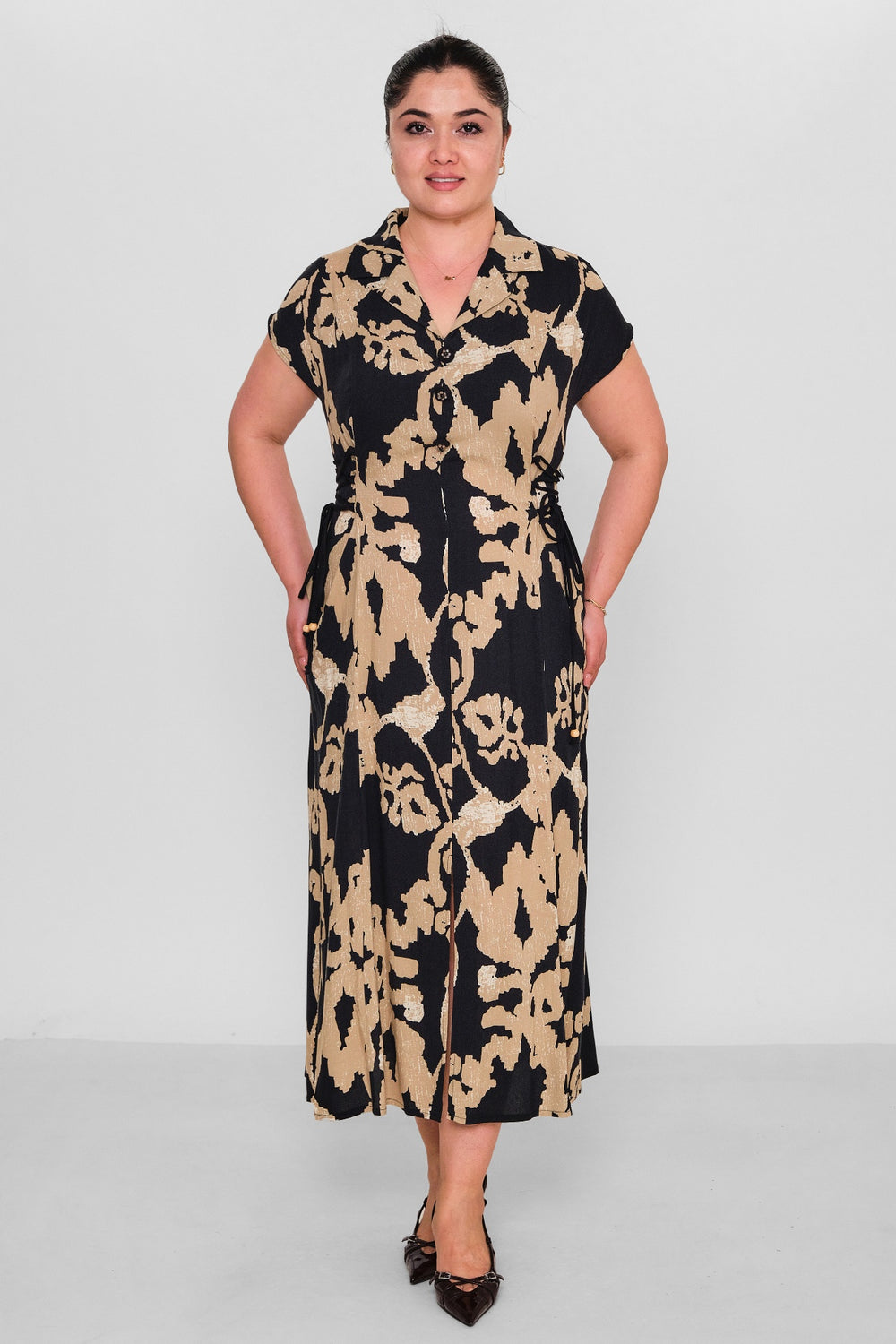 Dress Port - Plus Size Dress (DSP26Y5753) - 8690200177439