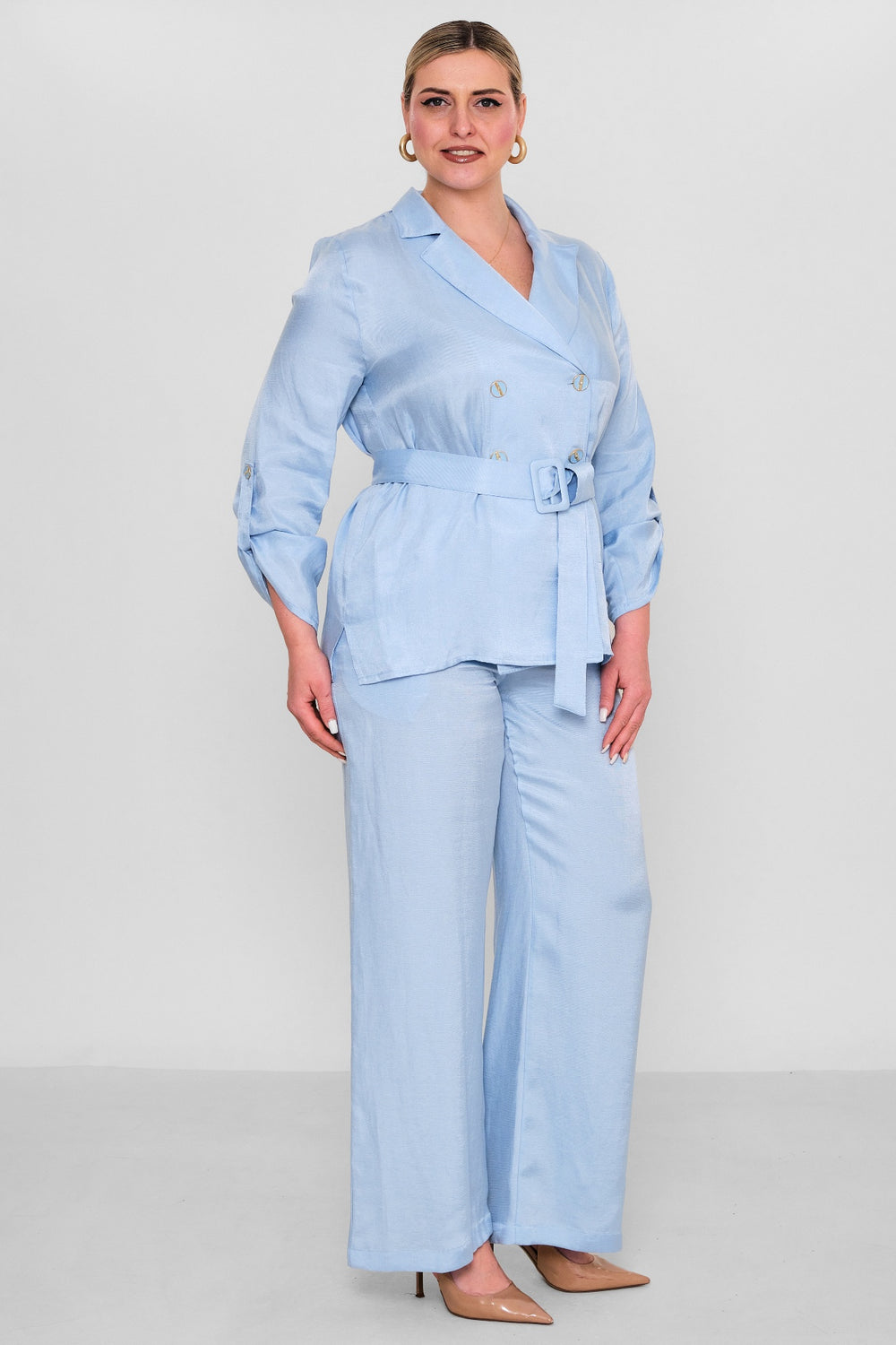 Salkim - Plus Size Suit (SLK26Y66299BB) - 8690200177569