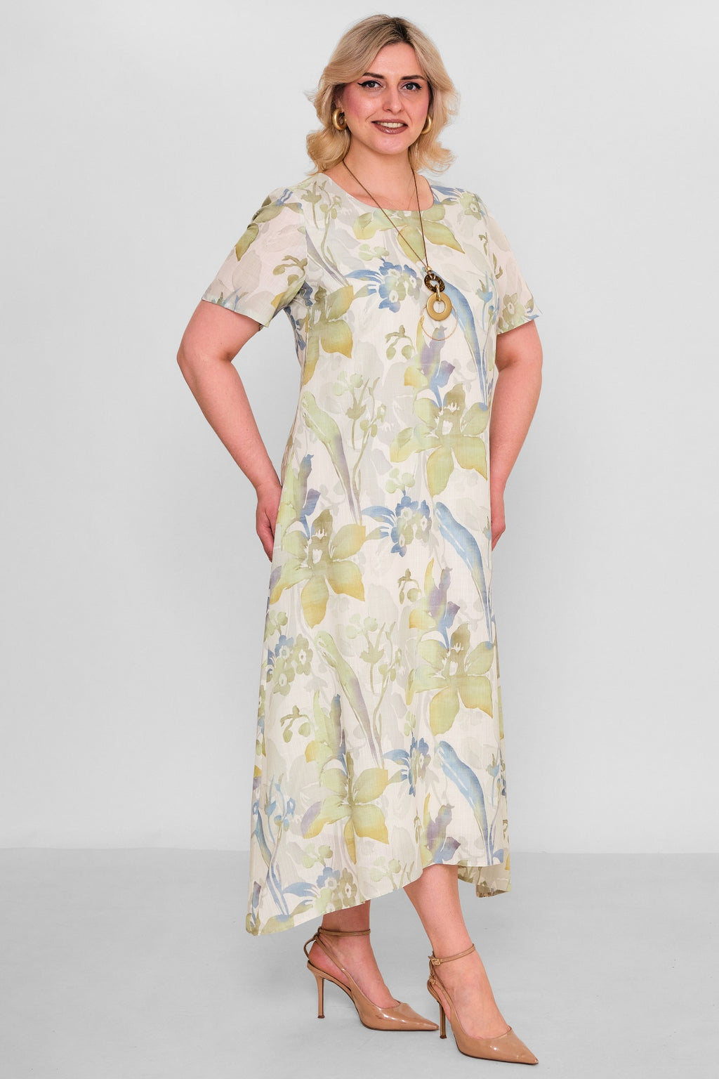 Ksas - Plus Size Dress (KSAS32398) - 8690200177897