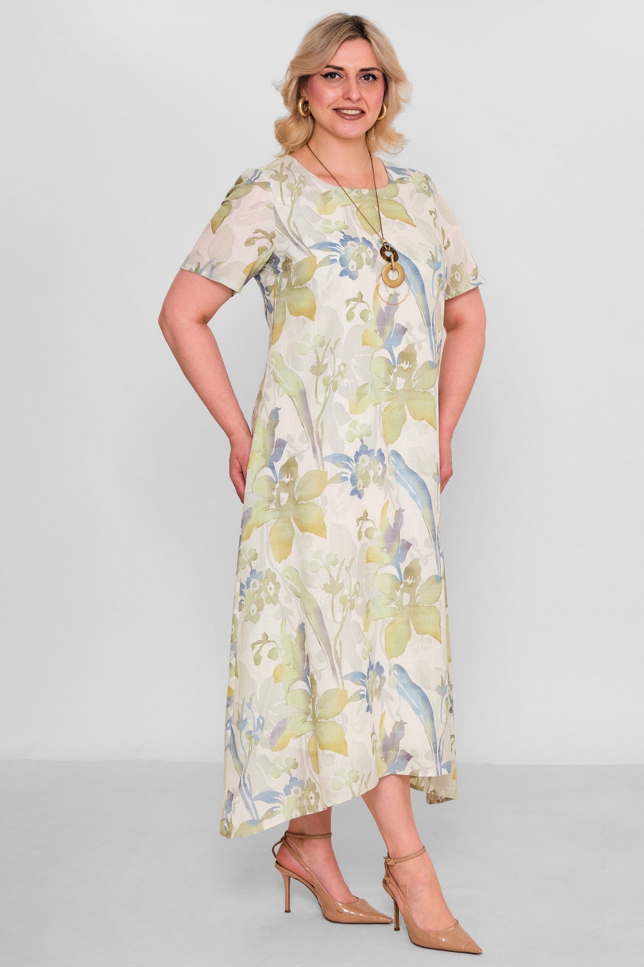 Ksas - Plus Size Dress (KSAS32398) - 8690200177897