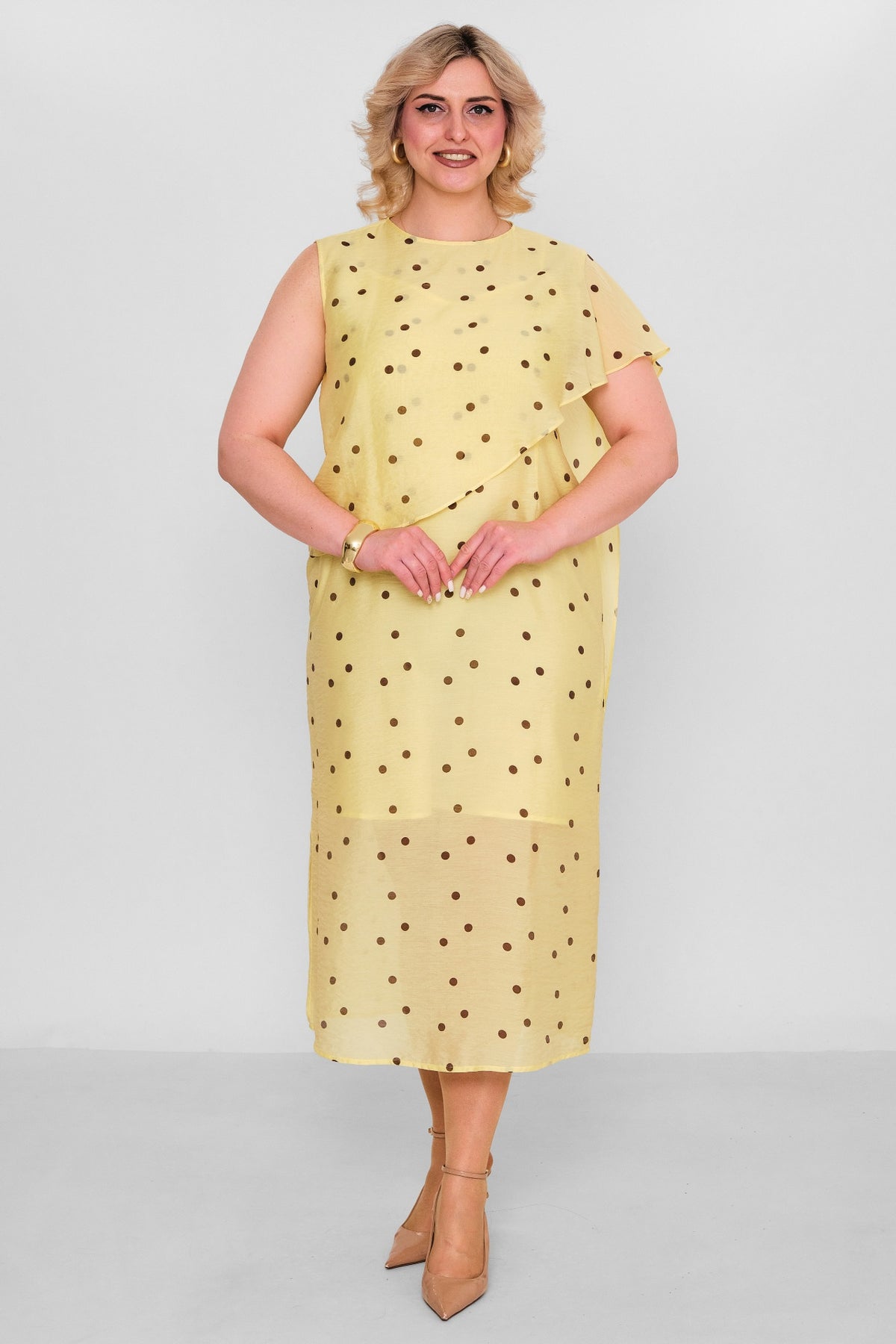 Laluce - Plus Size Dress (L2.Y26.ELB.2E685) - 8690200178412
