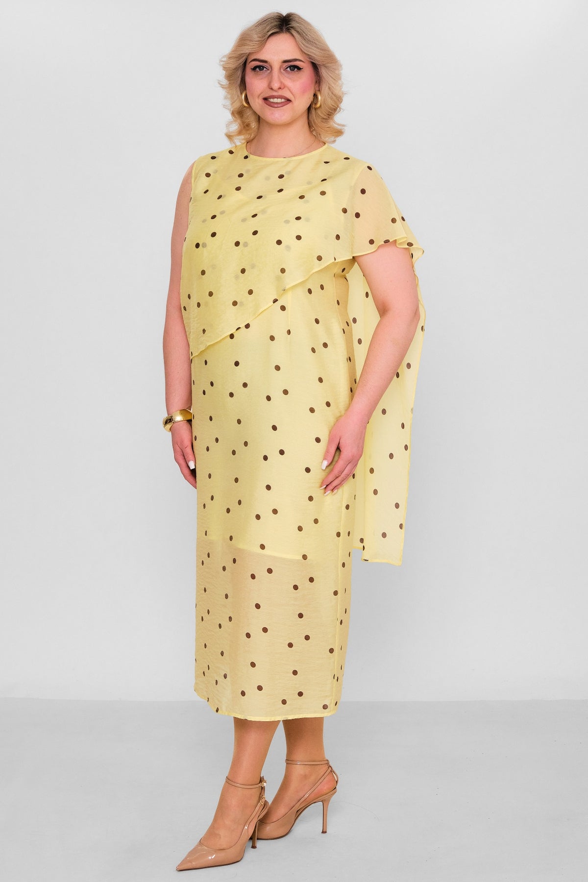 Laluce - Plus Size Dress (L2.Y26.ELB.2E685) - 8690200178412