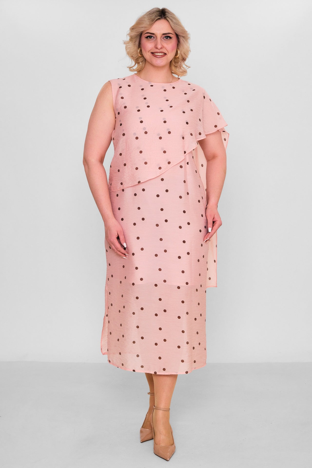 Laluce - Plus Size Dress (L2.Y26.ELB.2E685) - 8690200178429