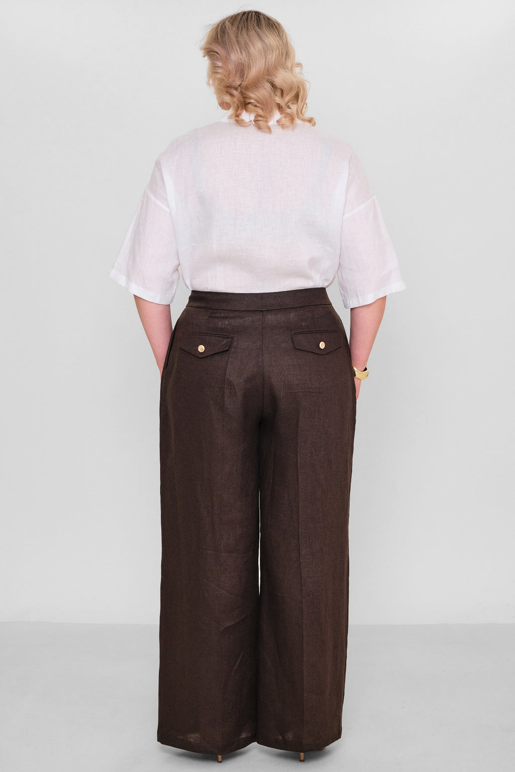 Laluce - Plus Size Trousers (L2.Y26.PNT.2P241) - 8690200178443