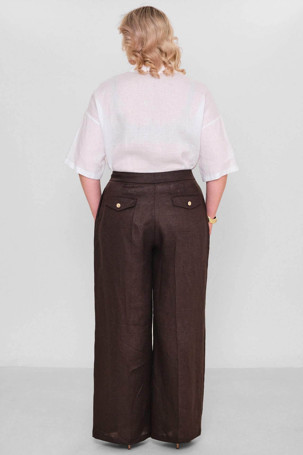 Laluce - Plus Size Trousers (L2.Y26.PNT.2P241) - 8690200178443
