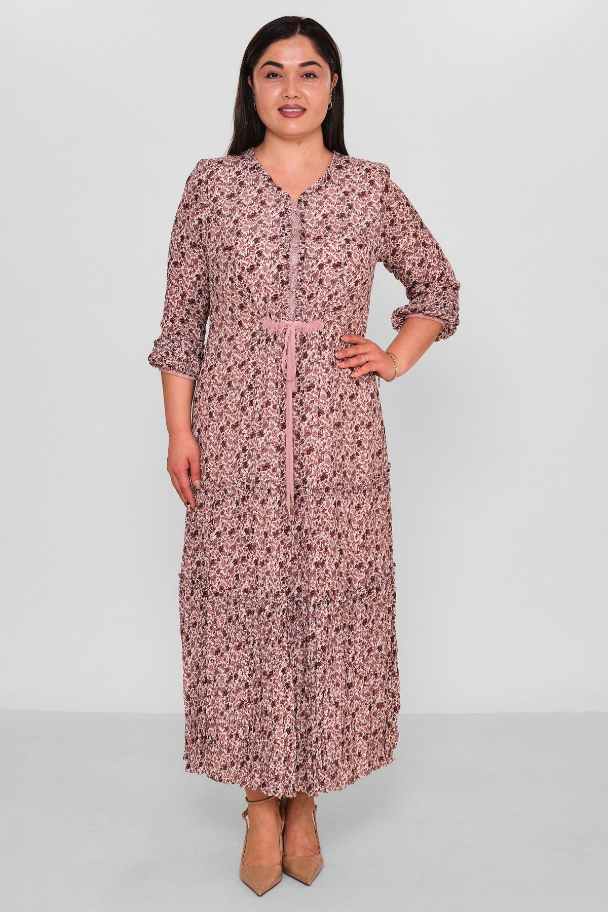 Gumanize - Plus Size Dress (GMZ2026-628-8040) - 8690200178719