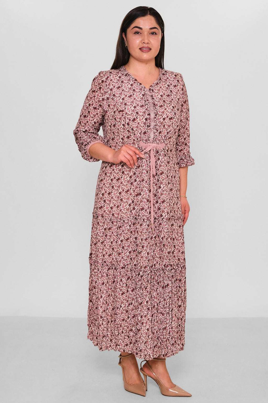 Gumanize - Plus Size Dress (GMZ2026-628-8040) - 8690200178719