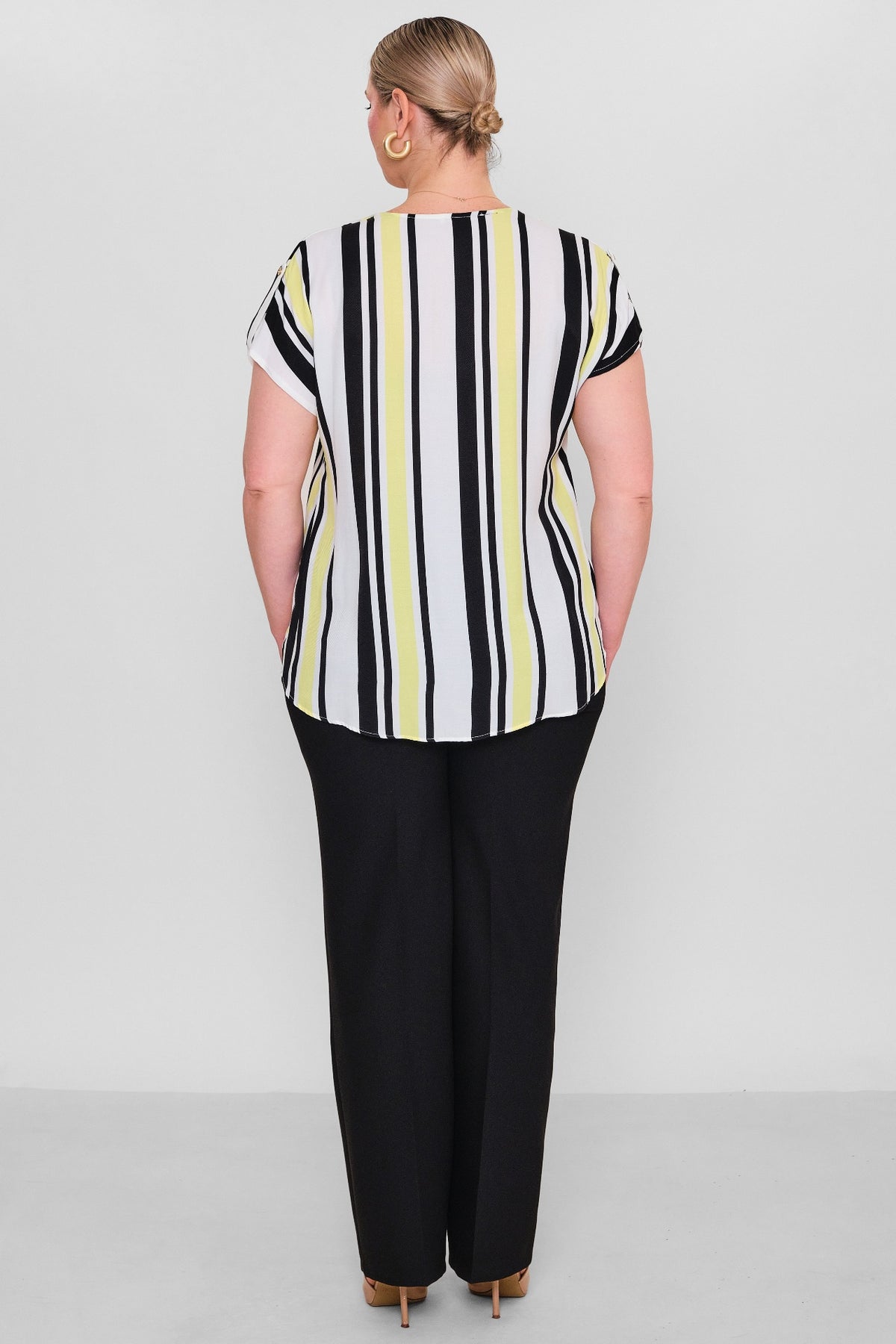 Selen - Plus Size Blouse (SLN26Y160230) - 8690200178979