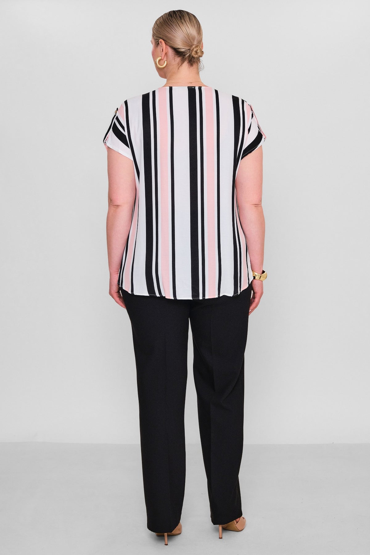 Selen - Plus Size Blouse (SLN26Y160230) - 8690200178986