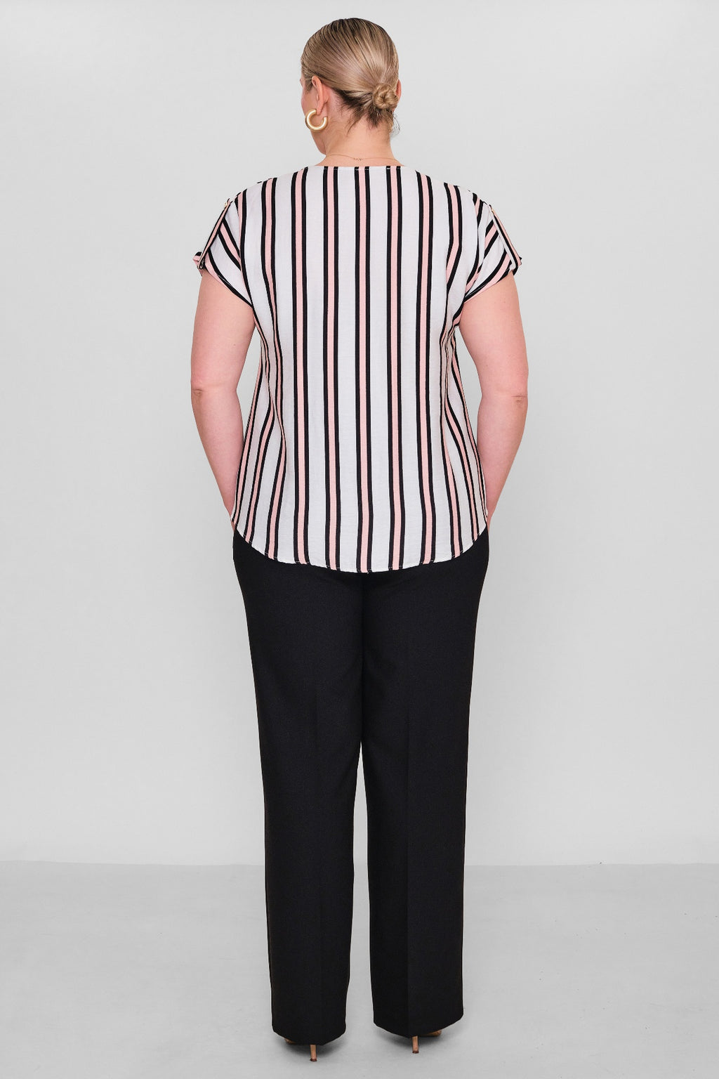 Selen - Plus Size Blouse (SLN26Y160230) - 8690200178993
