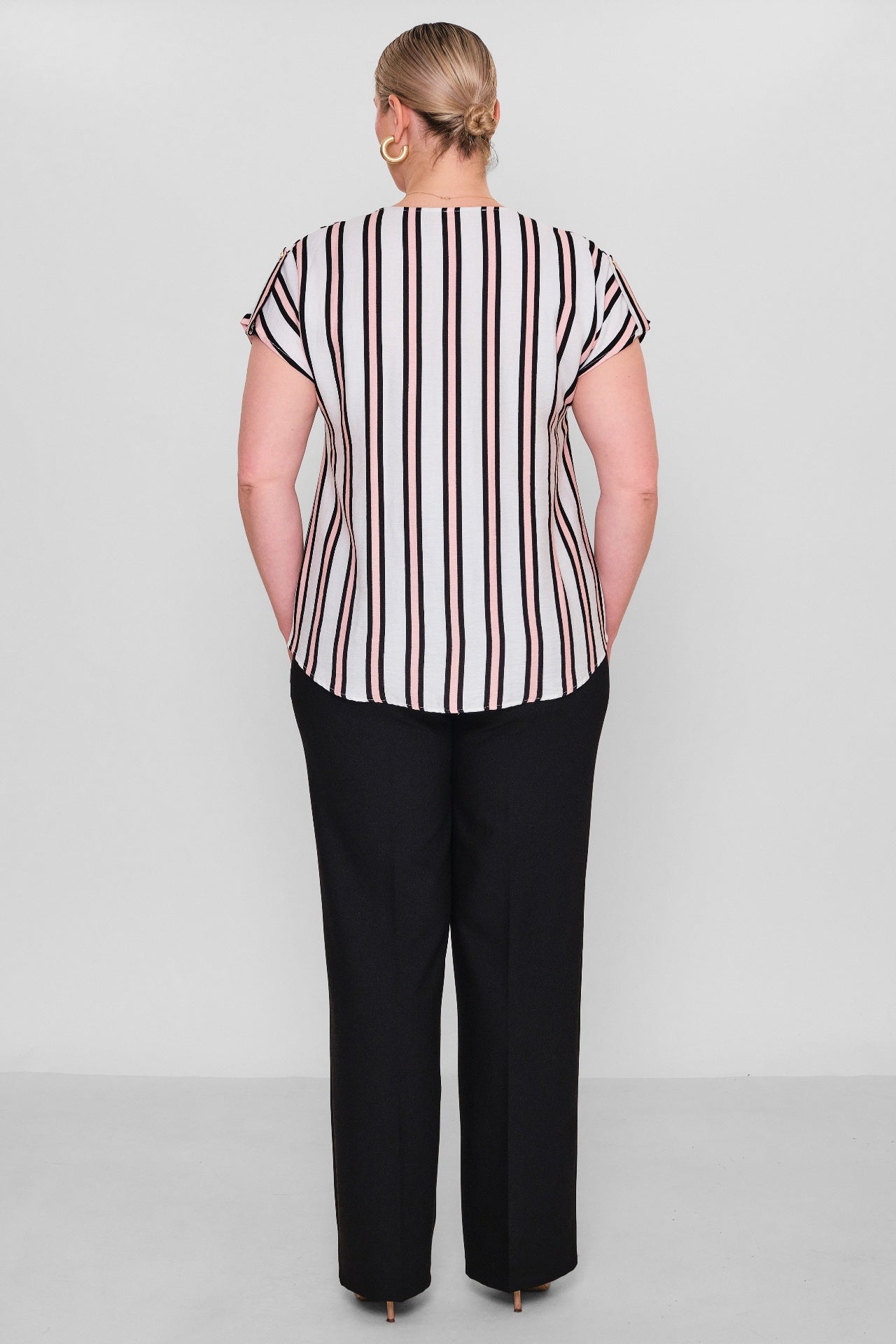 Selen - Plus Size Blouse (SLN26Y160230) - 8690200178993