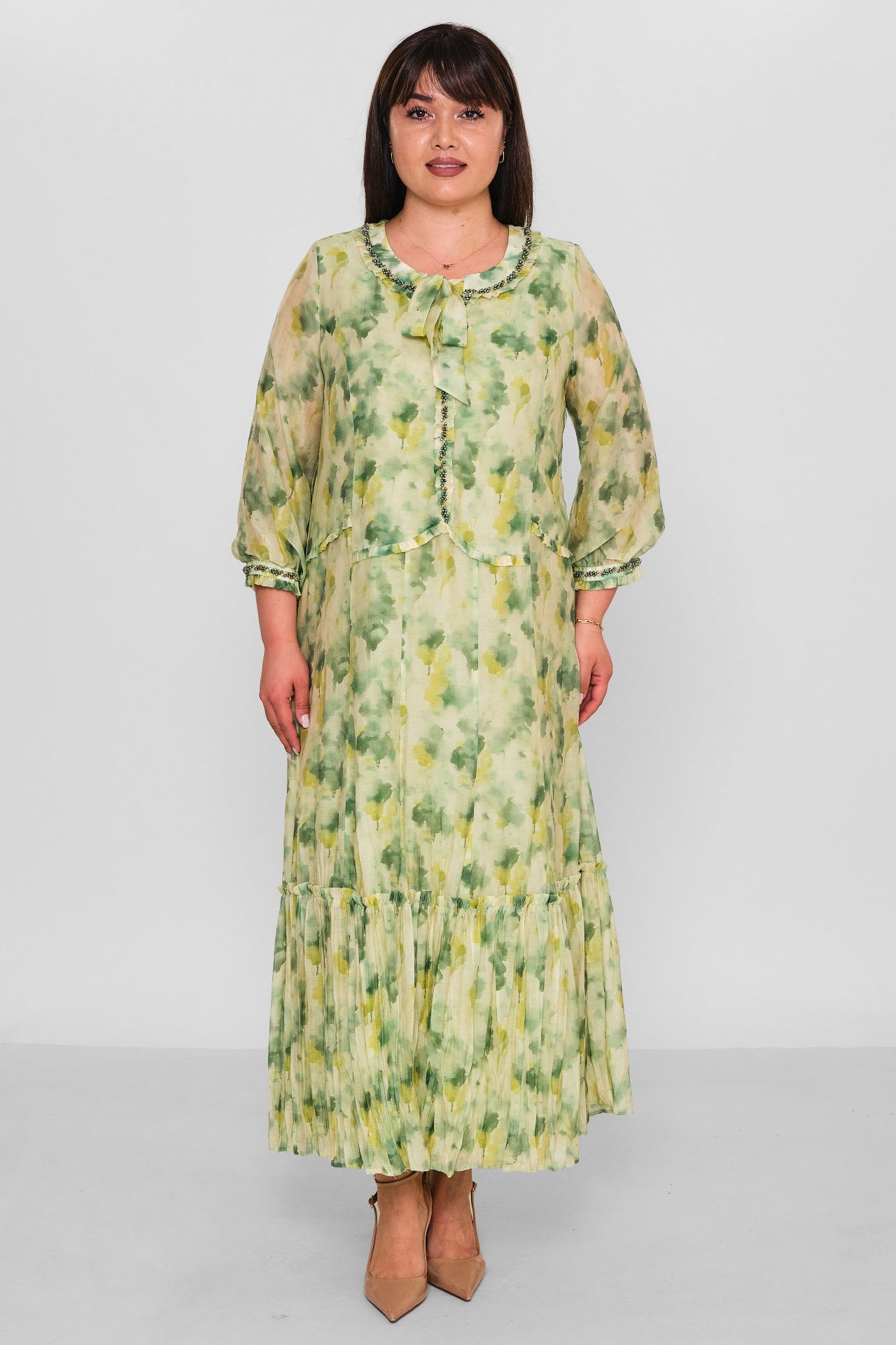 Gumanize - Plus Size Dress (GMZ2026-661-7120) - 8690200179341