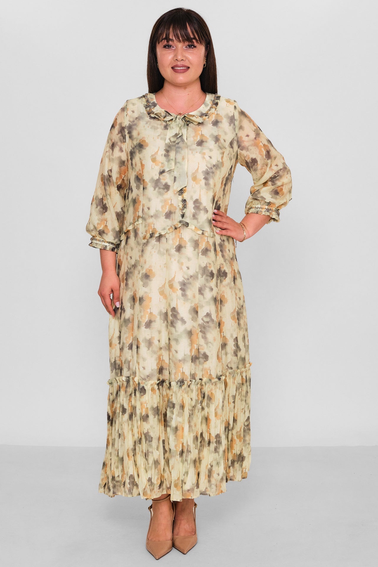 Gumanize - Plus Size Dress (GMZ2026-661-7120) - 8690200179358