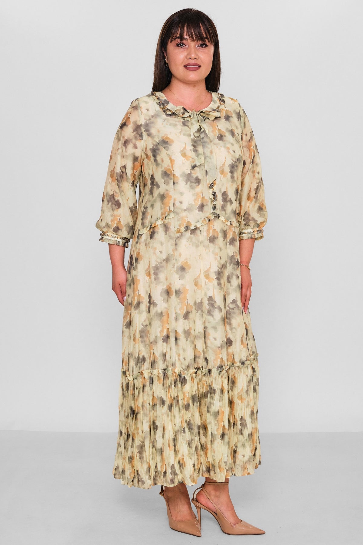 Gumanize - Plus Size Dress (GMZ2026-661-7120) - 8690200179358