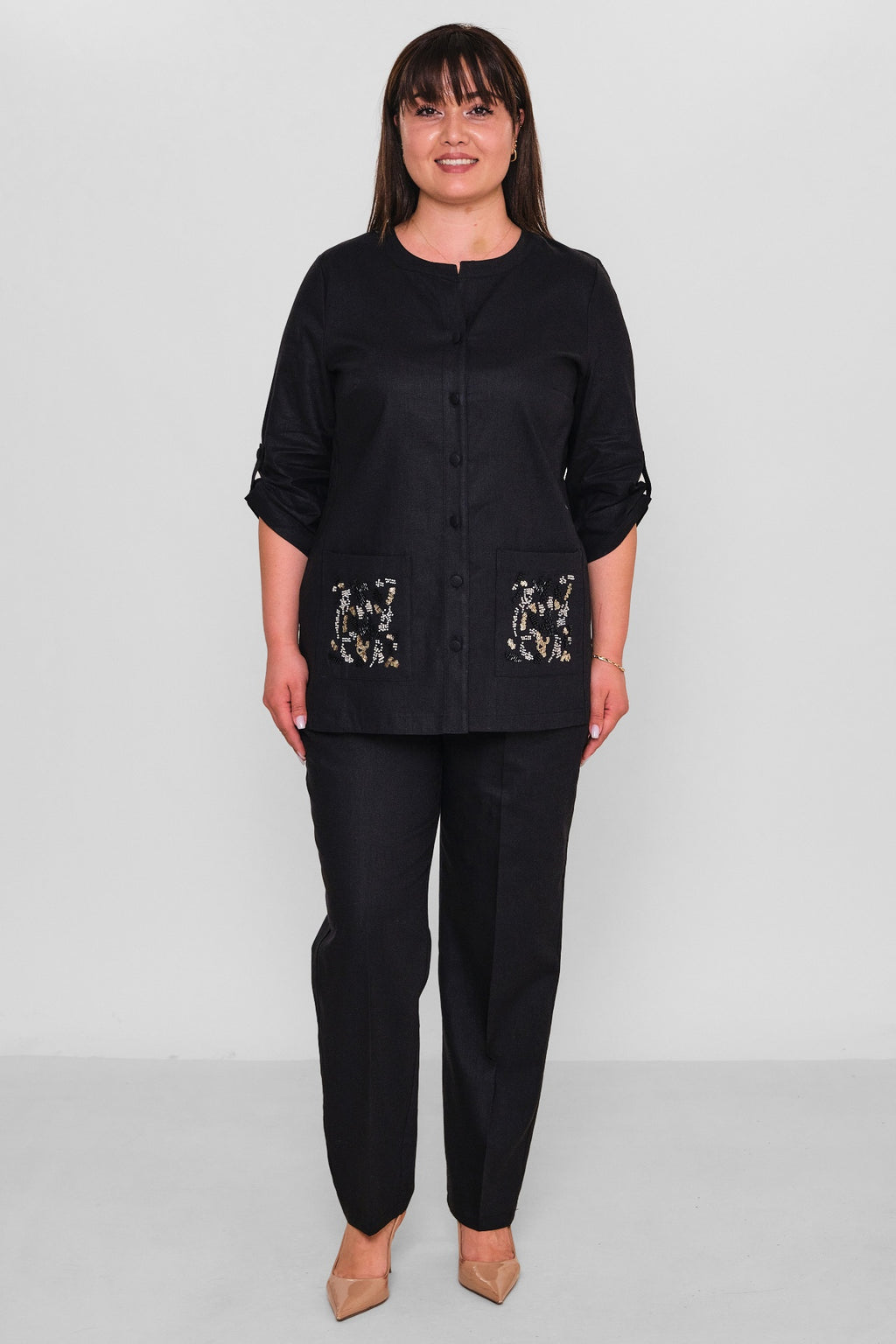 Dress Port - Plus Size Suit (DSP26Y3543) - 8690200179716