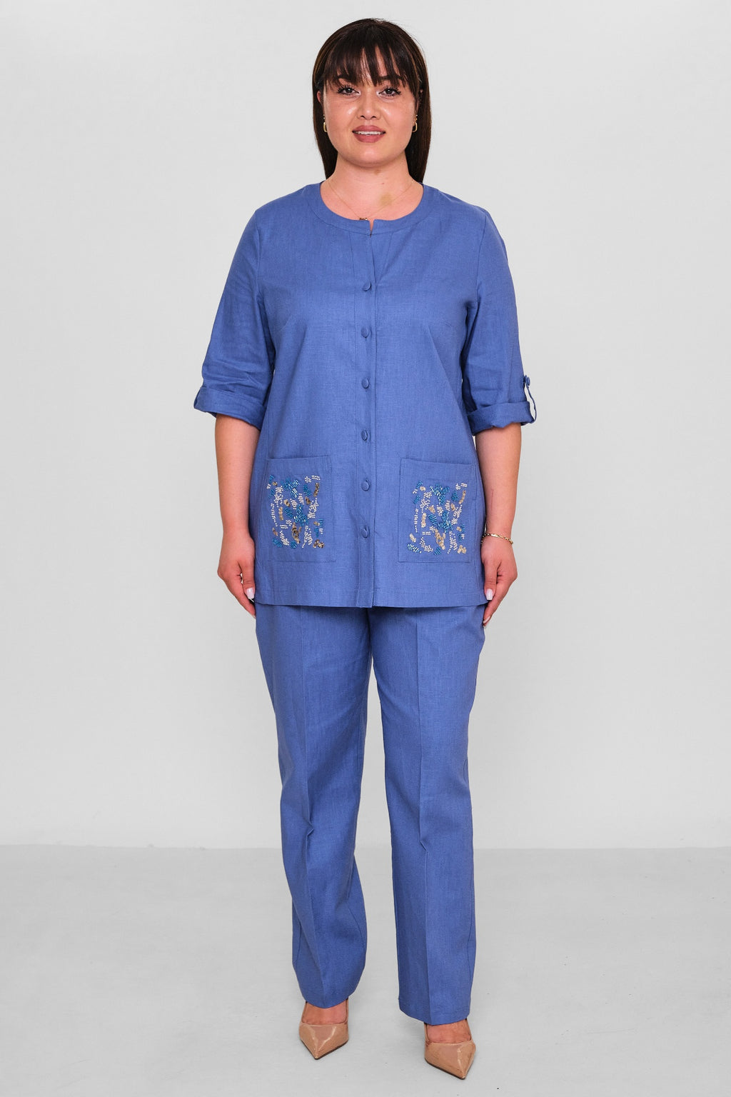 Dress Port - Plus Size Suit (DSP26Y3543) - 8690200179723