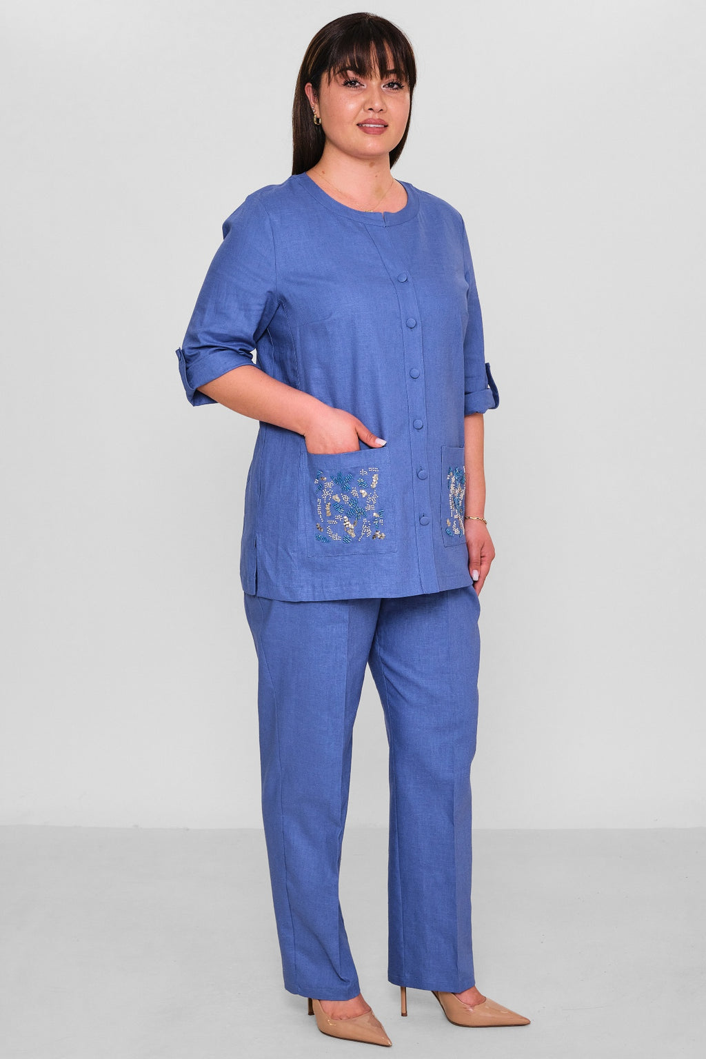 Dress Port - Plus Size Suit (DSP26Y3543) - 8690200179723