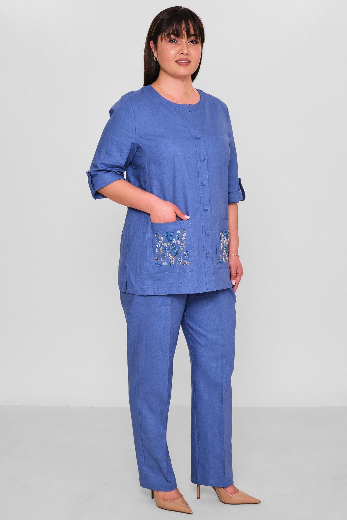 Dress Port - Plus Size Suit (DSP26Y3543) - 8690200179723